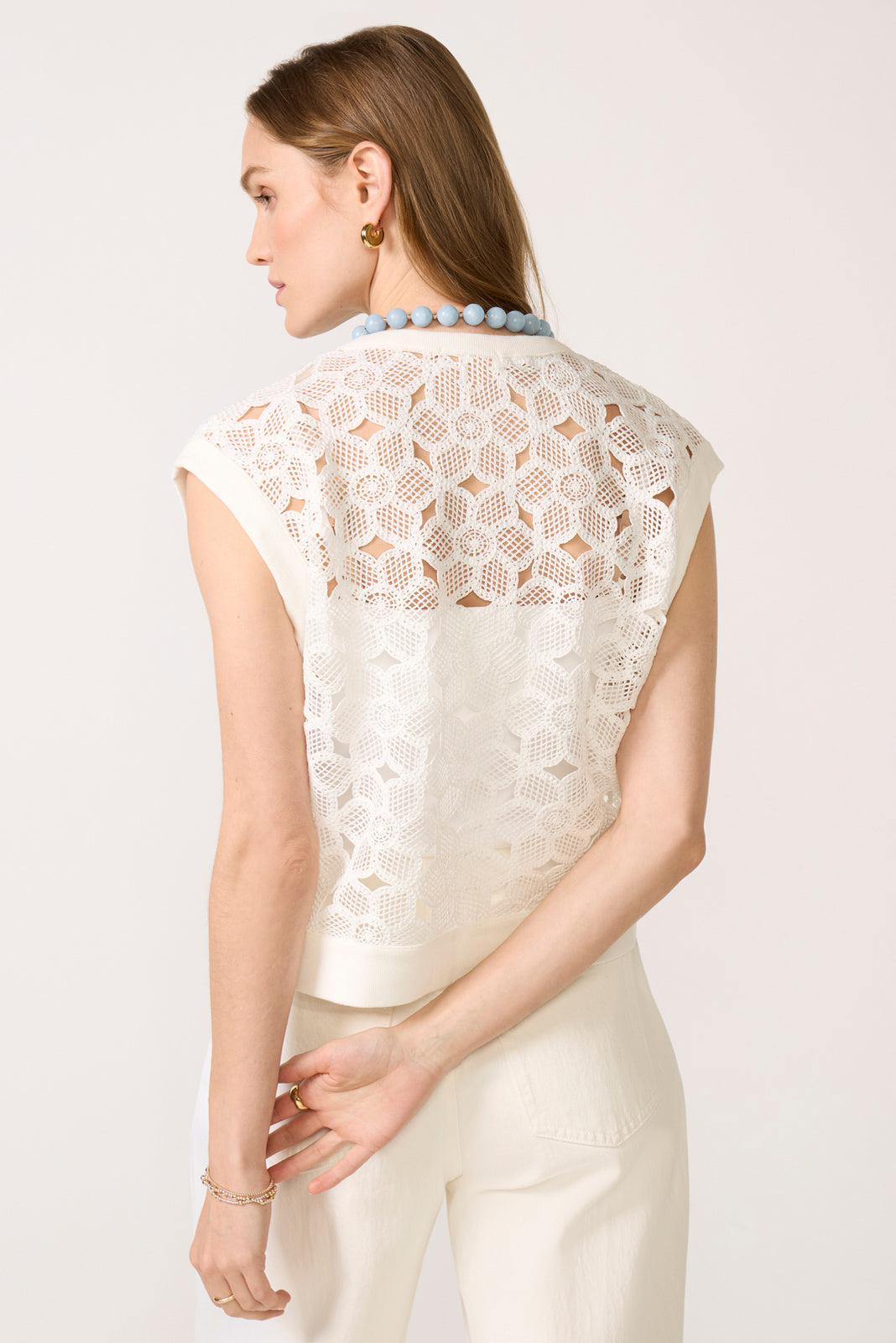 Ryan Crochet Muscle Top