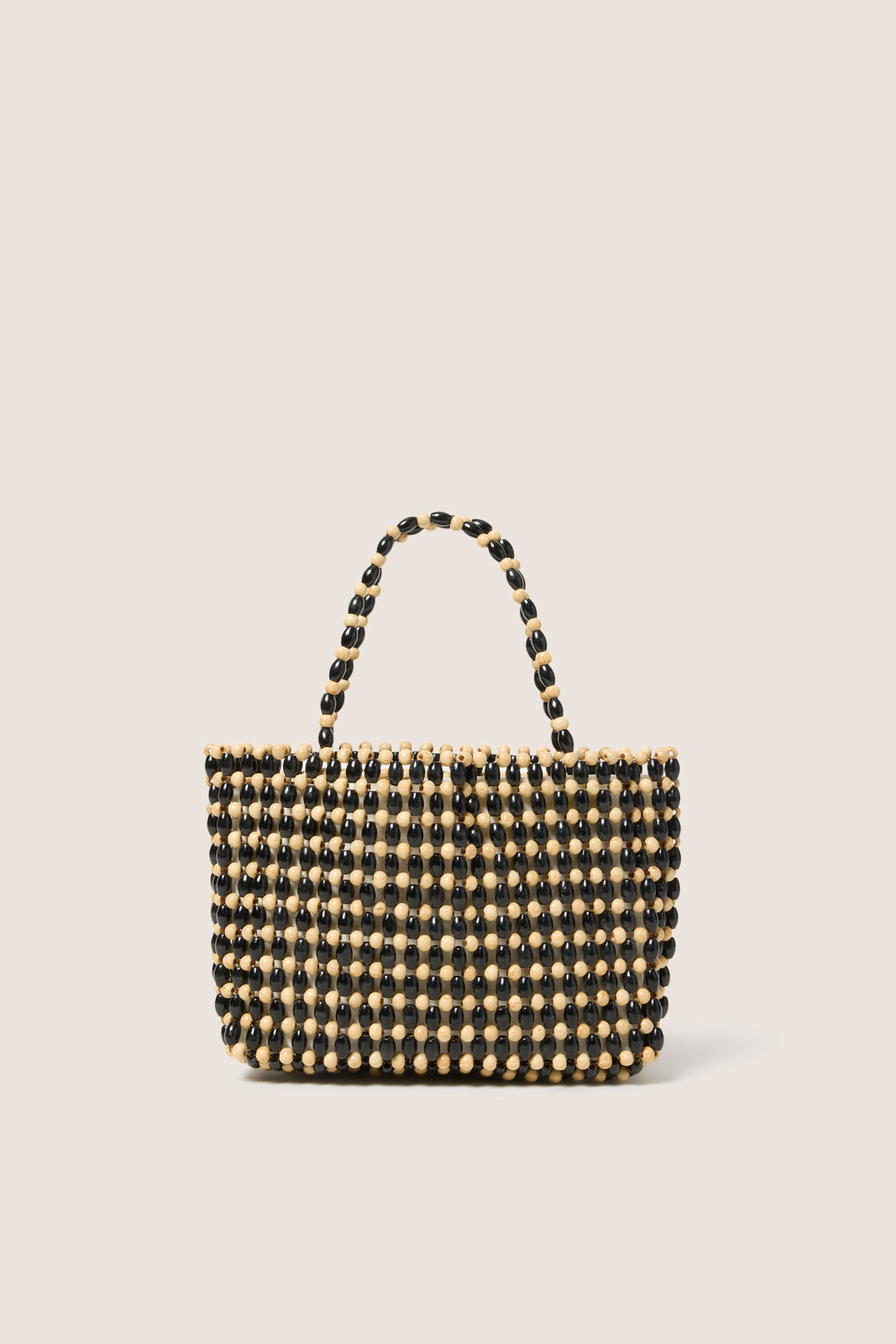 Maya Wood Beaded Handbag