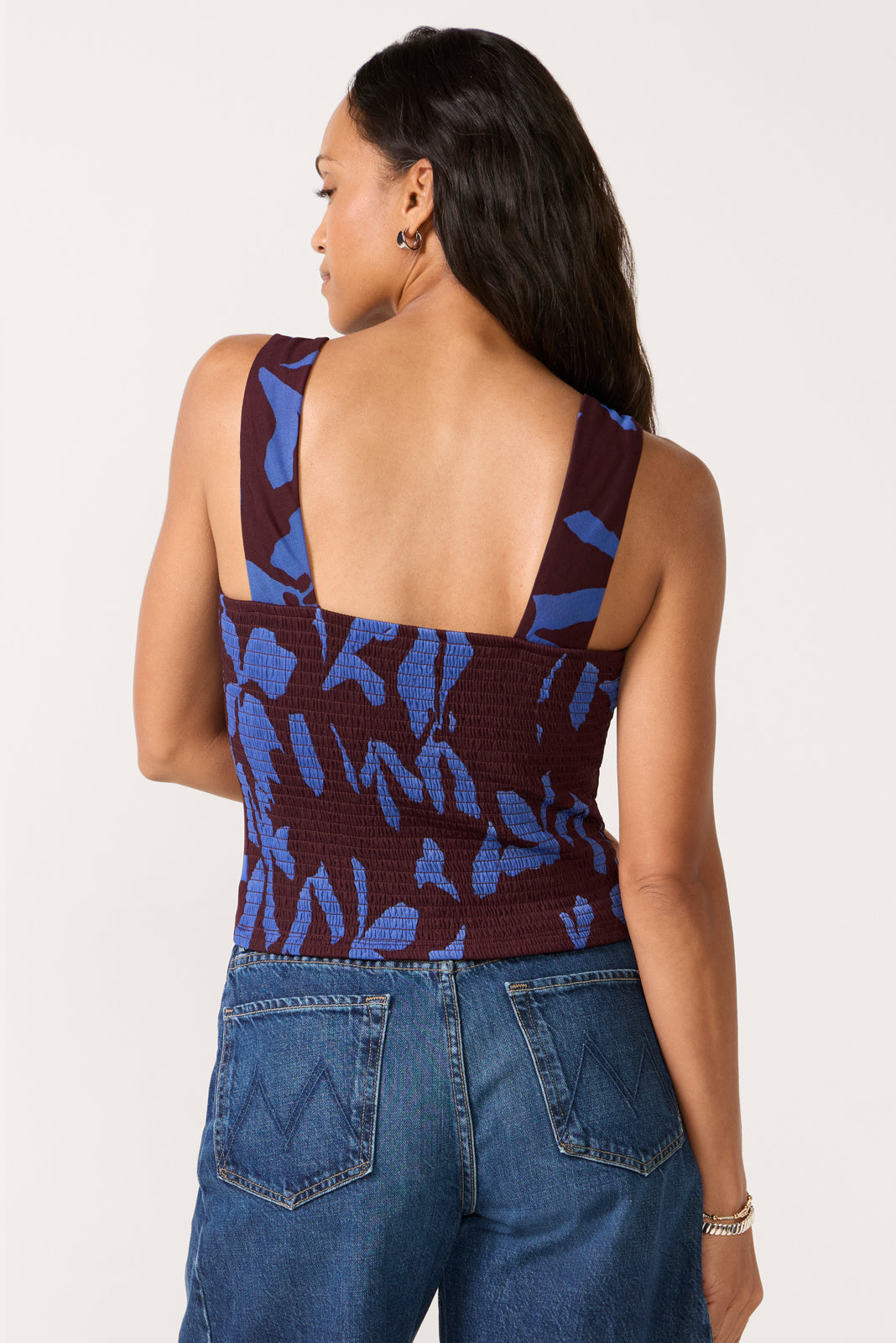 Micah Printed Mesh Tank