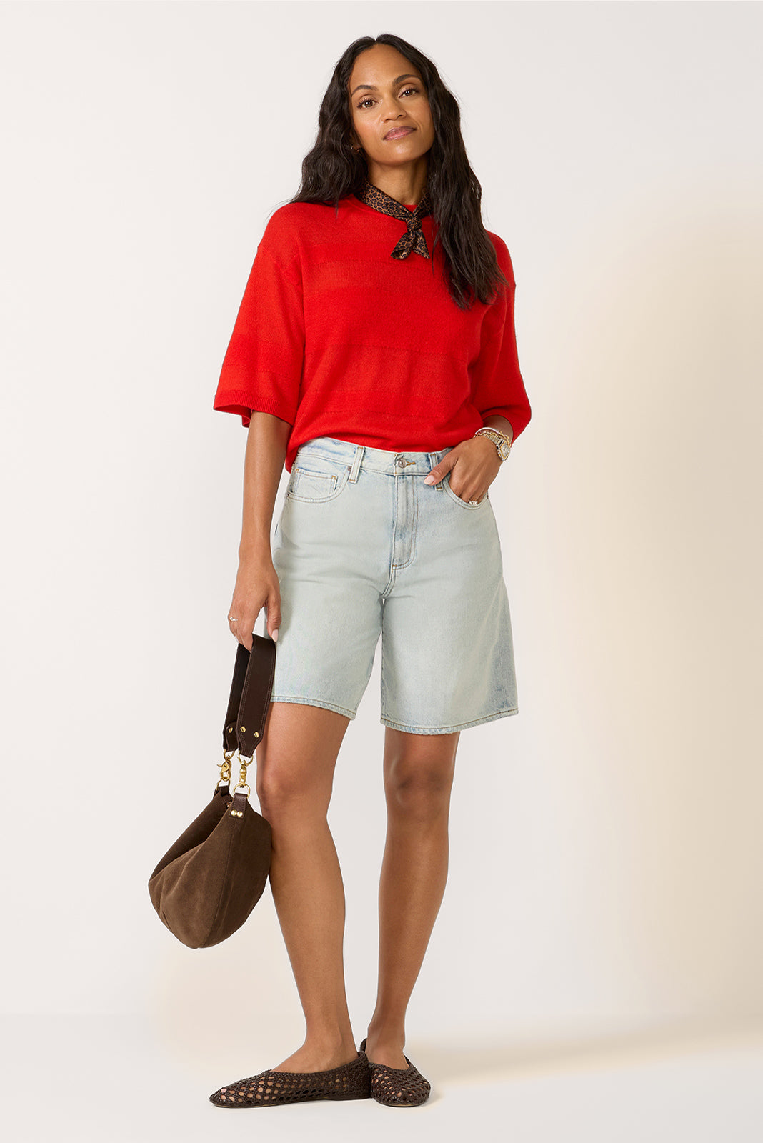 Tara Featherweight Sweater Tee