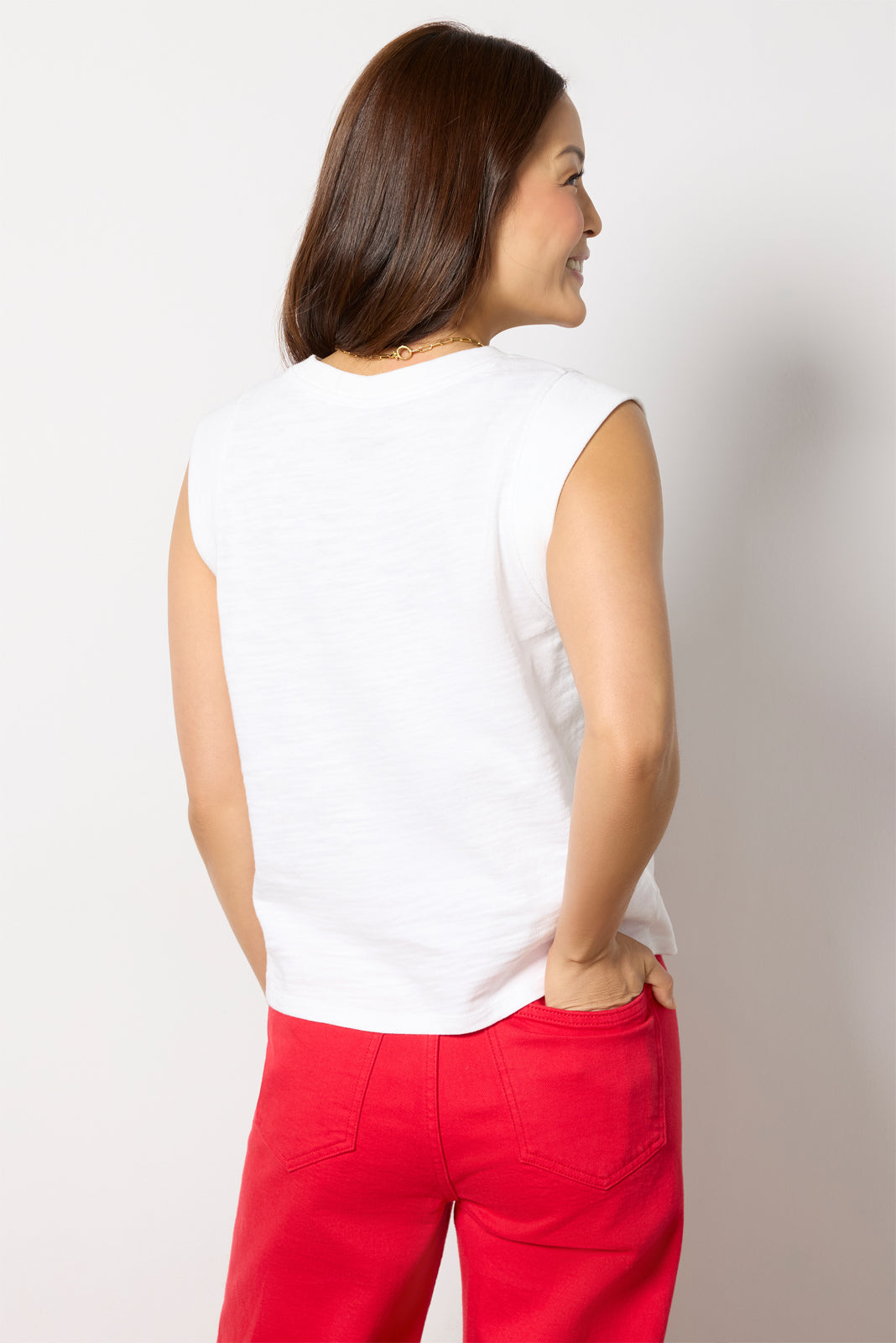 Sunwashed Slub Muscle Tank