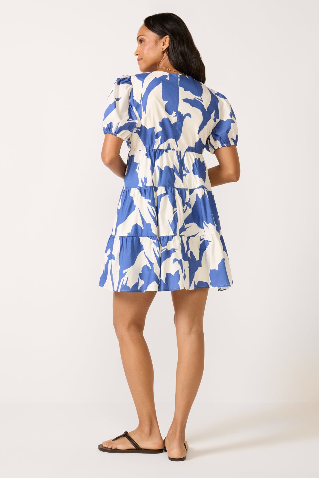 SS V Neck Mini Dress