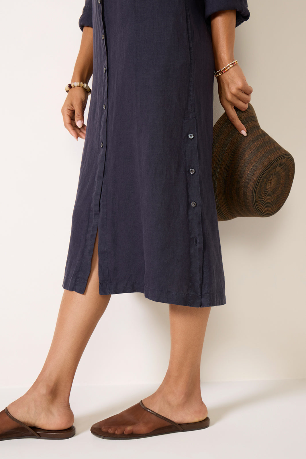 Kerry Linen Shirt Dress