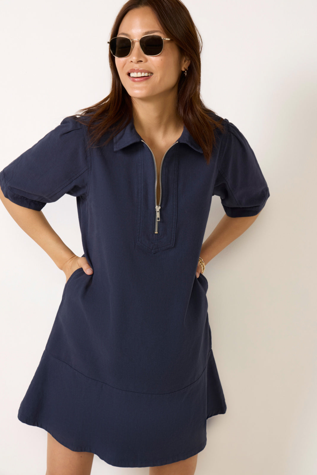 Marel Zip Mini Dress