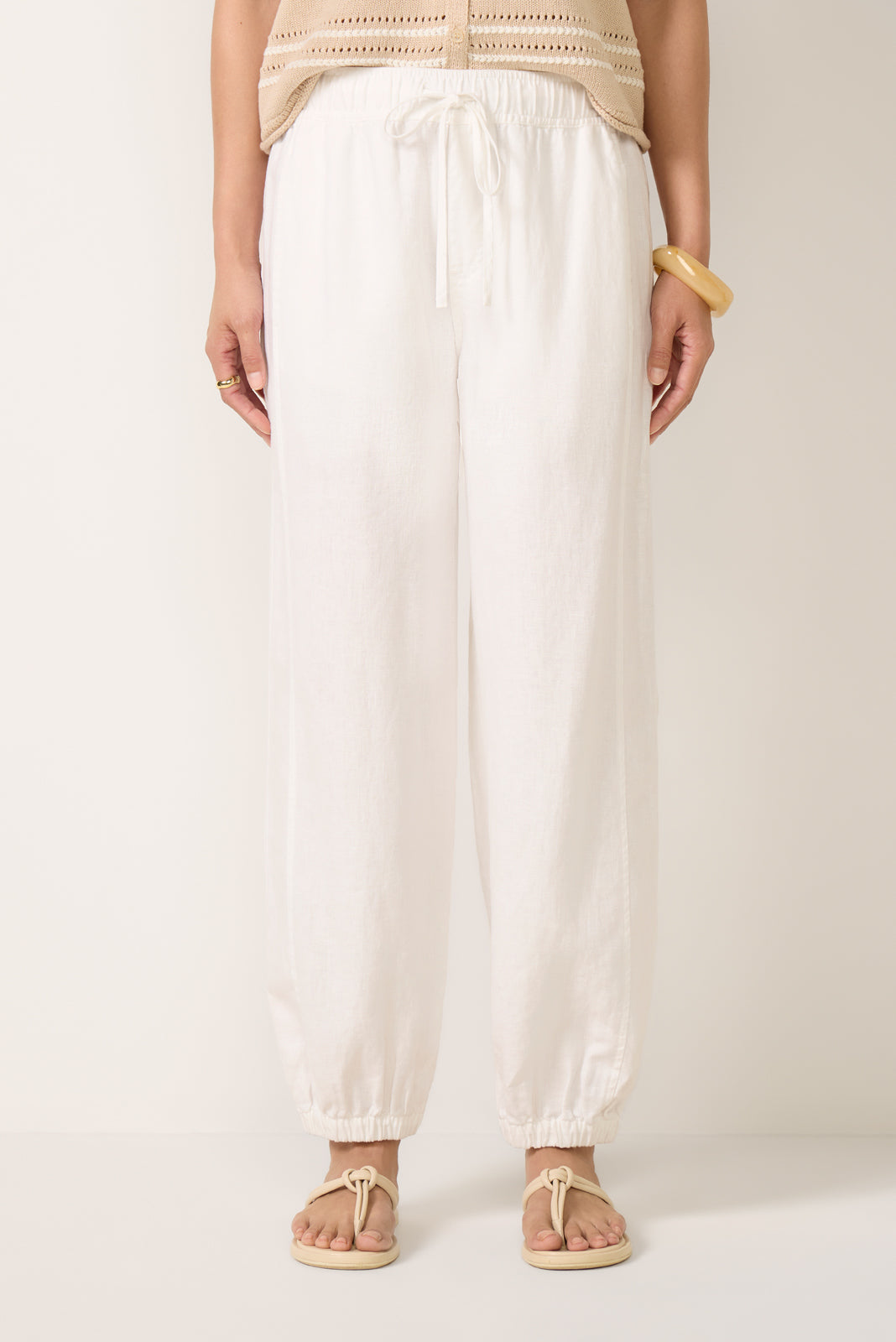 Melody Micro Linen Balloon Pant