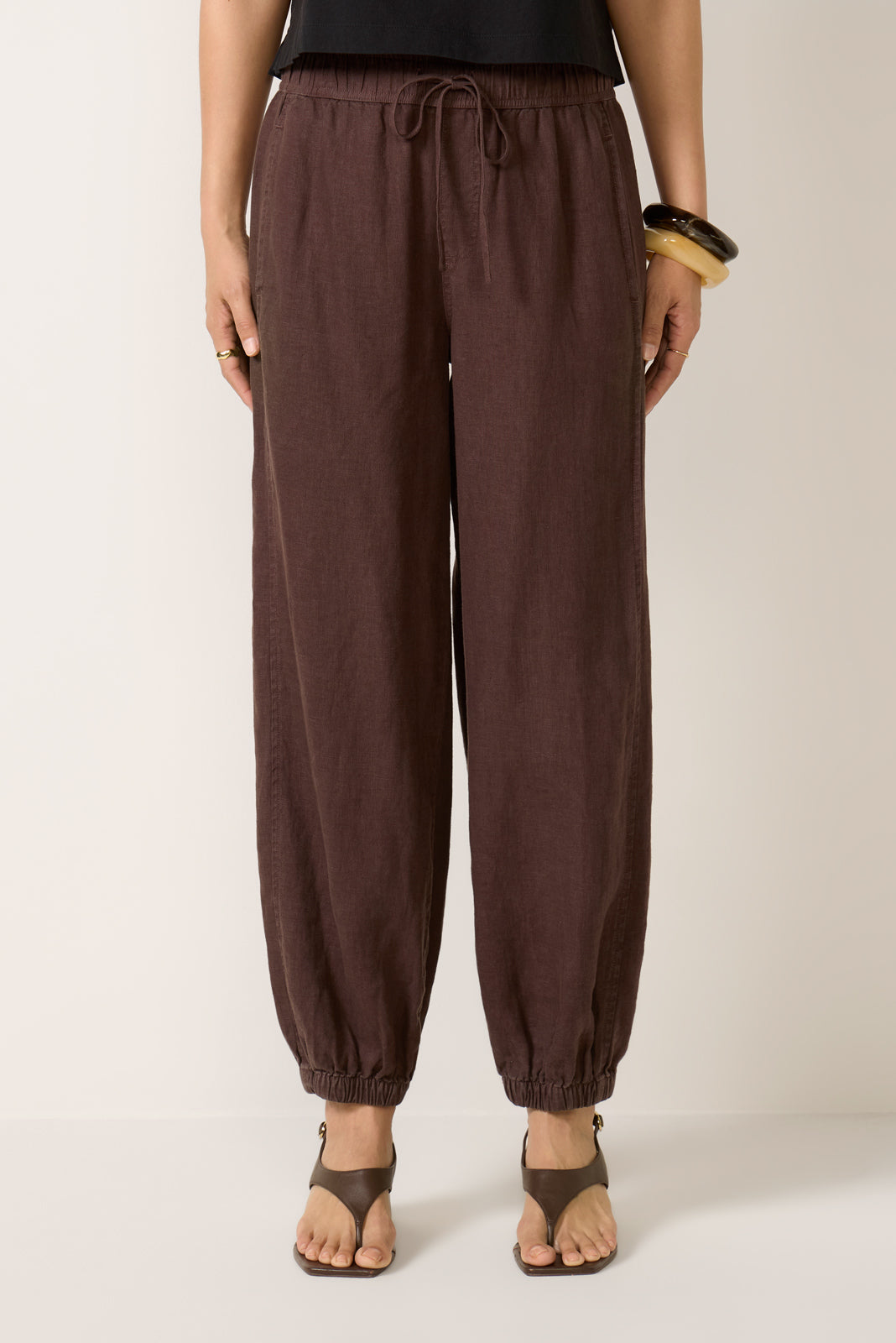 Melody Micro Linen Balloon Pant