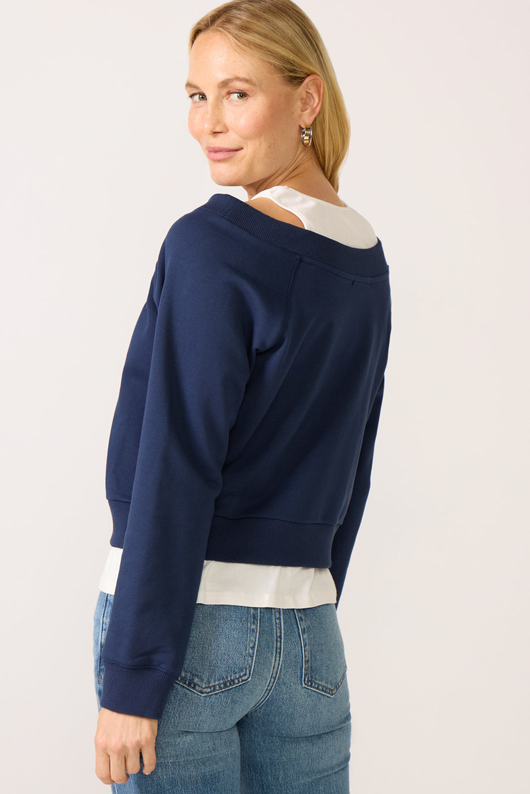 Lizzie Twofer Tank Sweatshirt