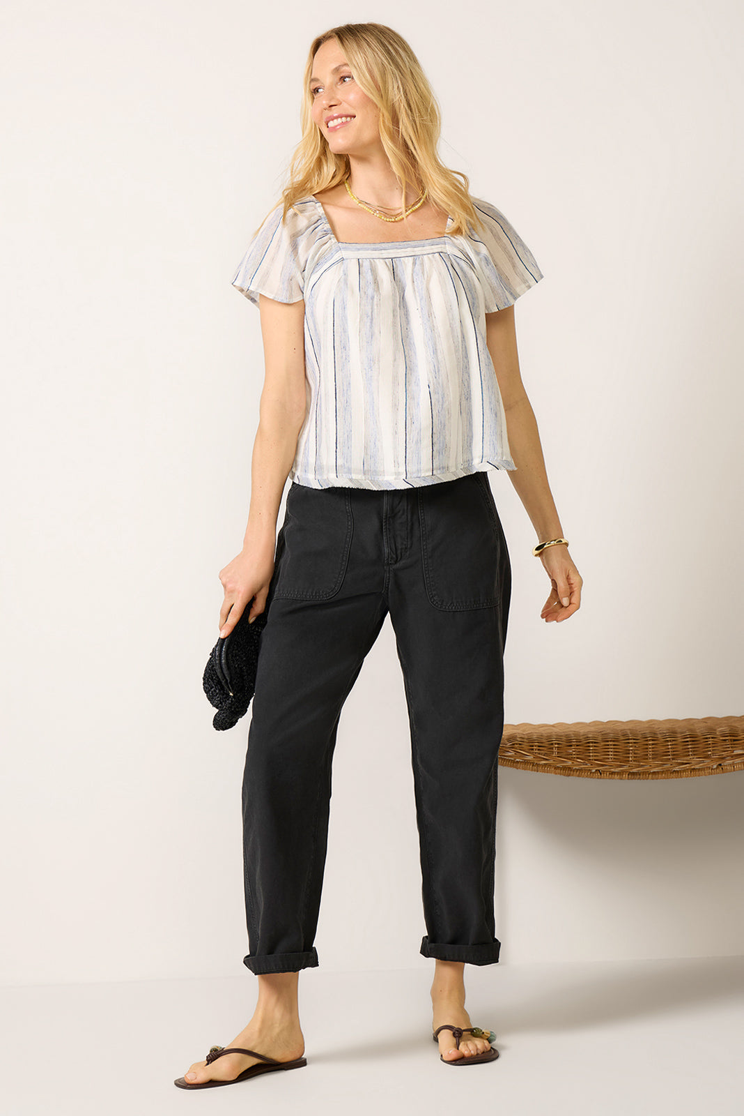 Reed Striped Blouse