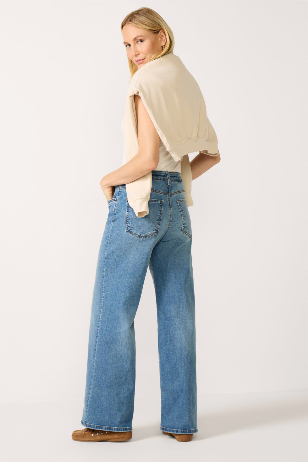 Maya Drawstring Wide Leg Pant