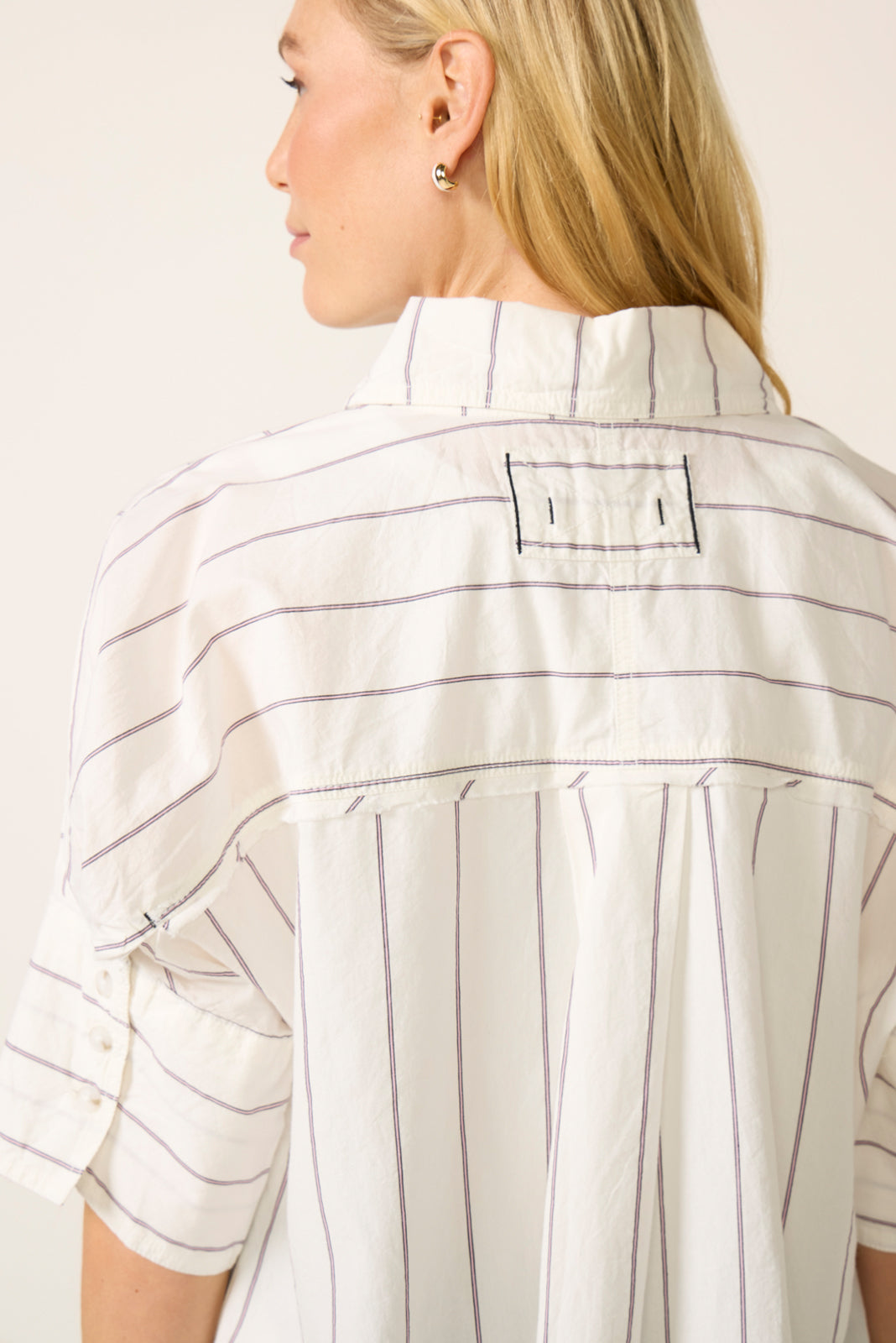 Seaside Cotton Stripe Shirt