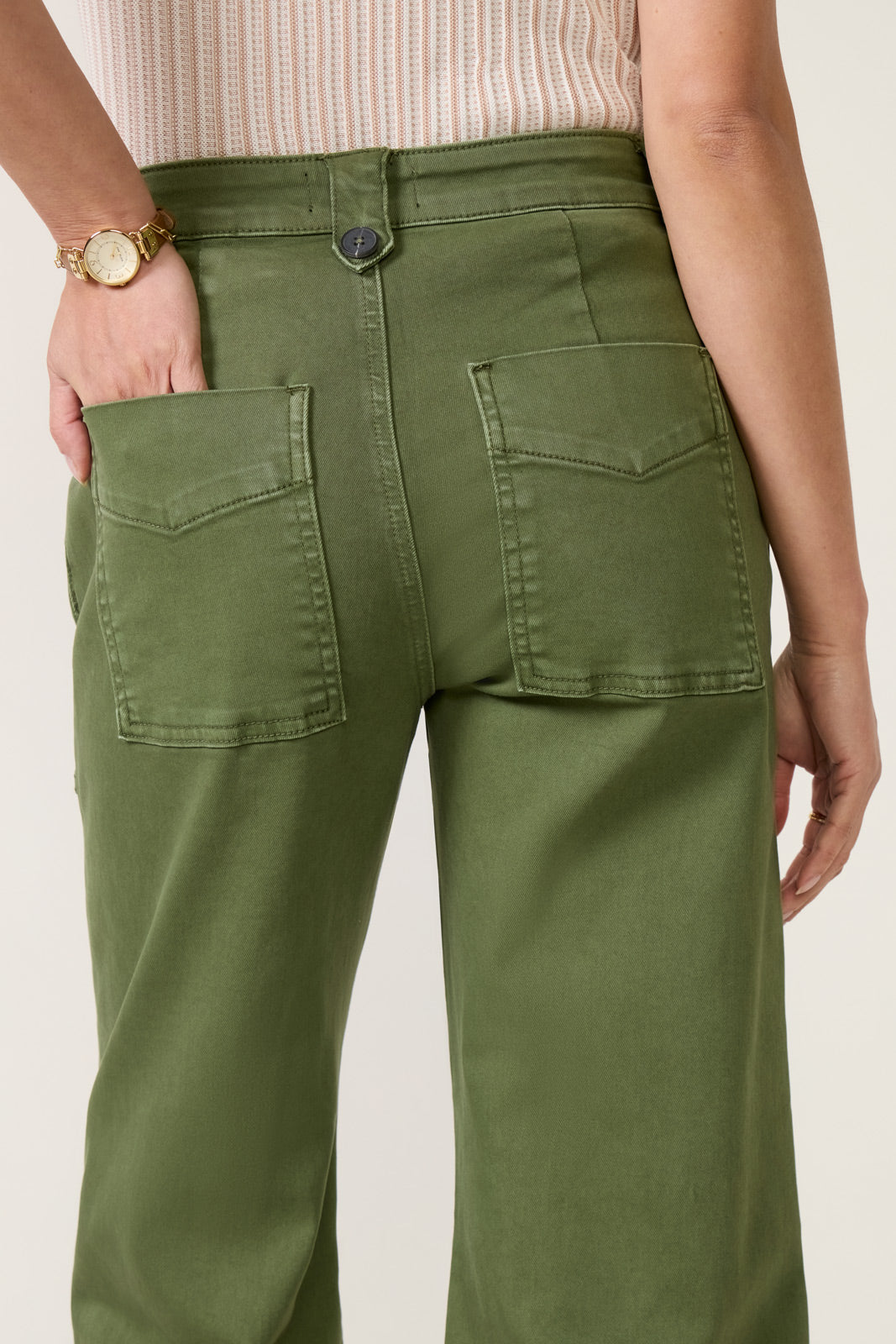 Petite Meg Wide Leg w Utility Pockets Pant