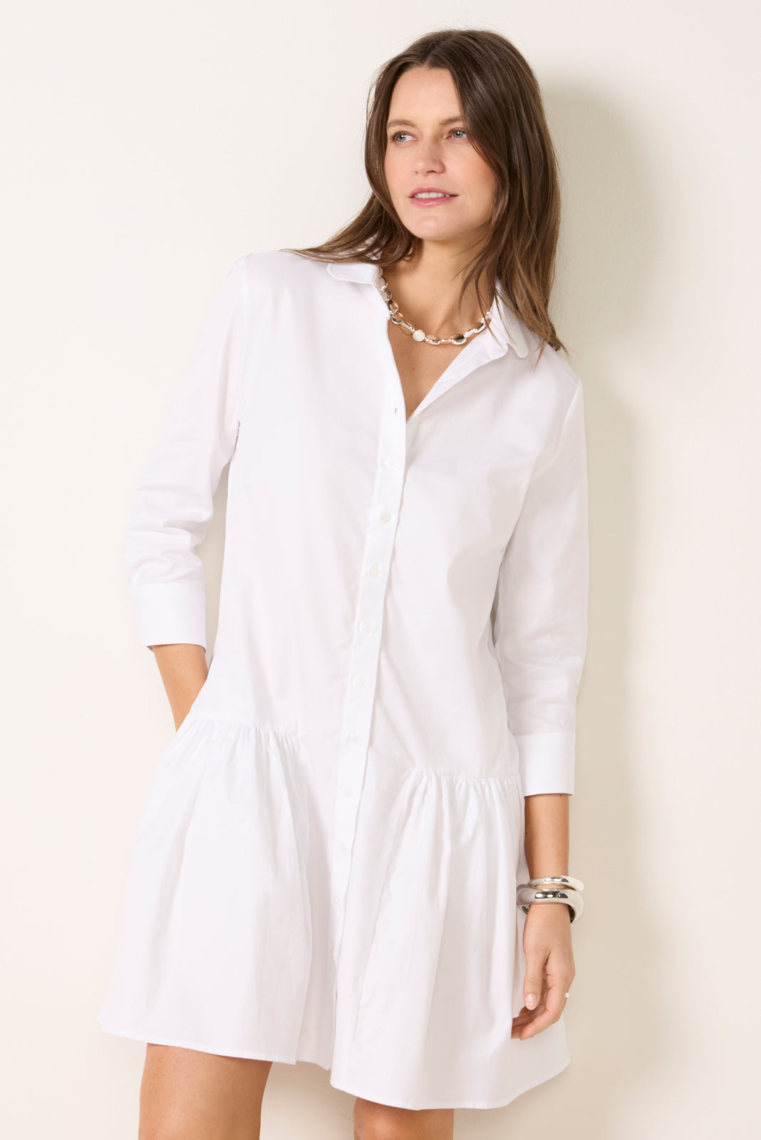 The Drop Waist Shirt Dress