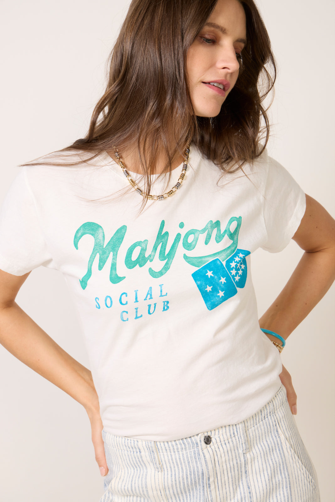 Watercolor Mahjong Tour Tee