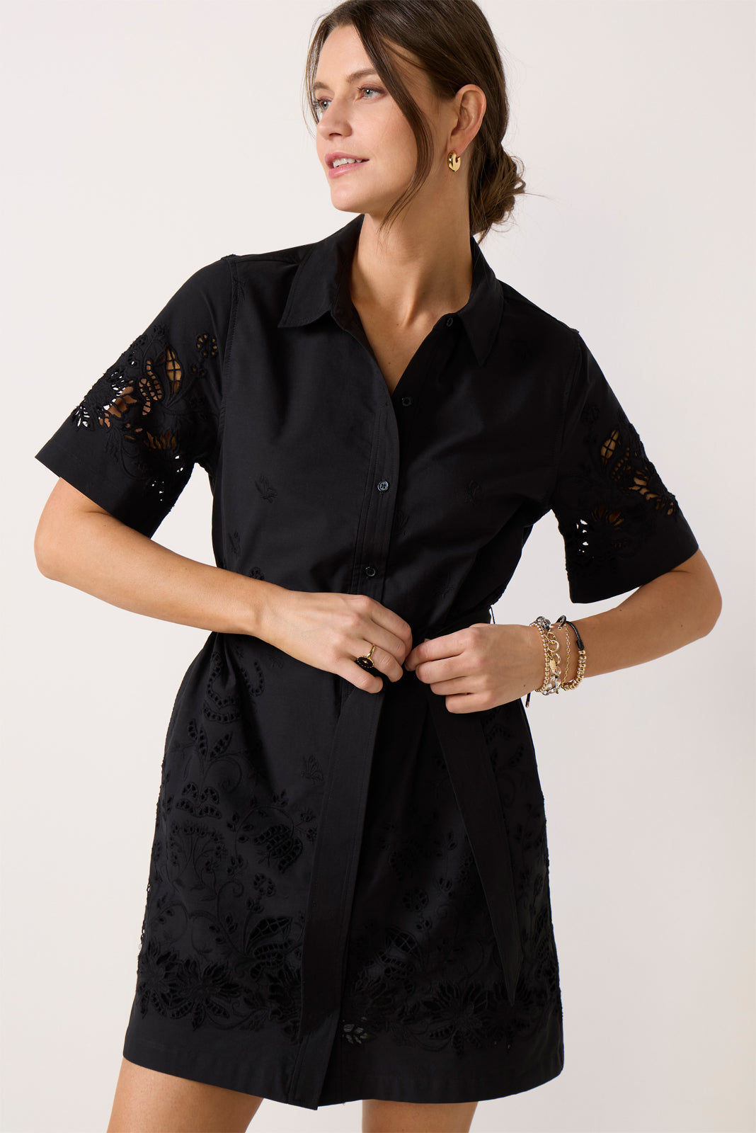 Jenna Eyelet Dress