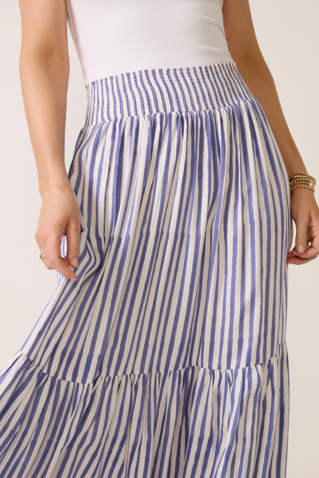 Shirred Skirt