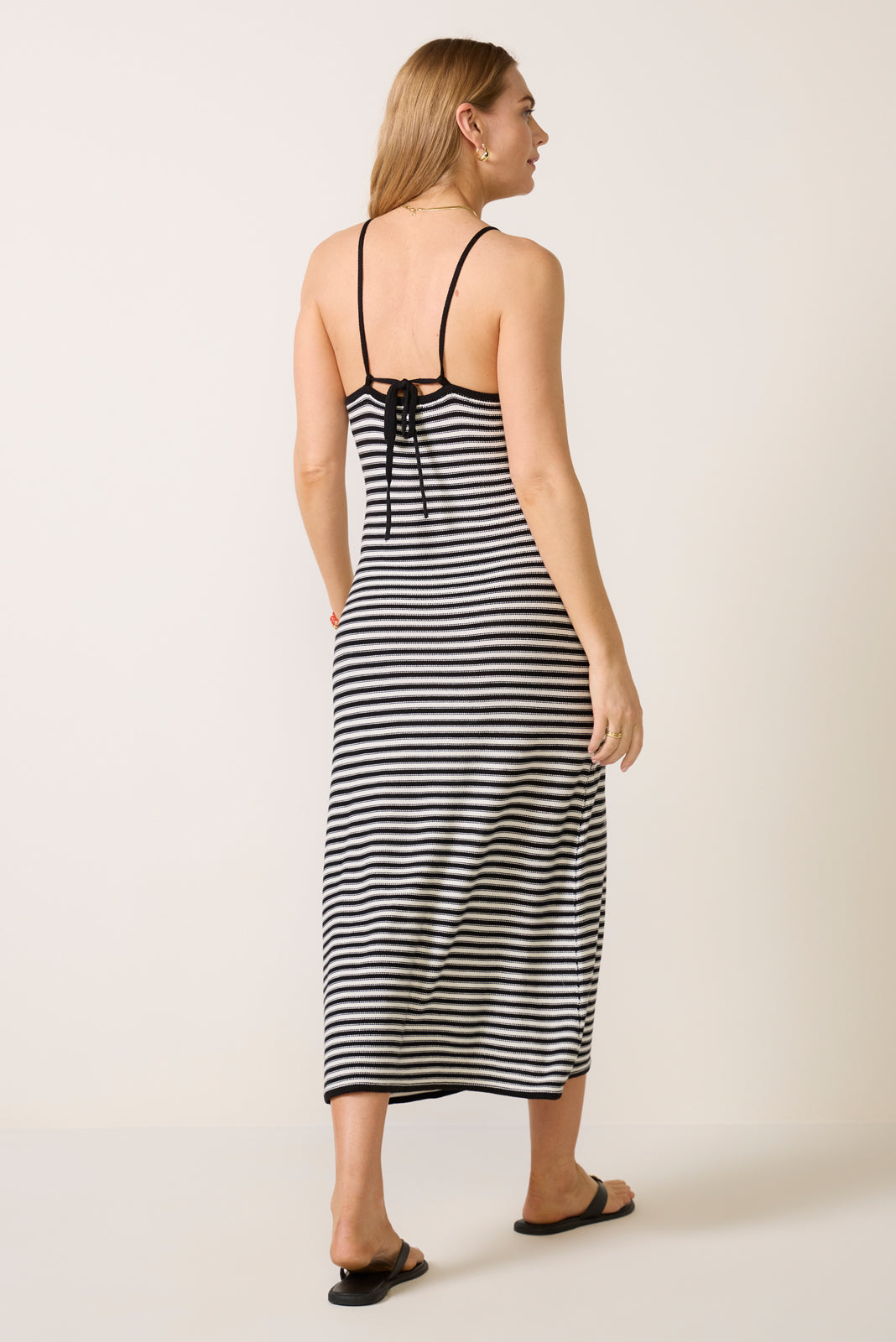 Majestic Stripe Midi Dress