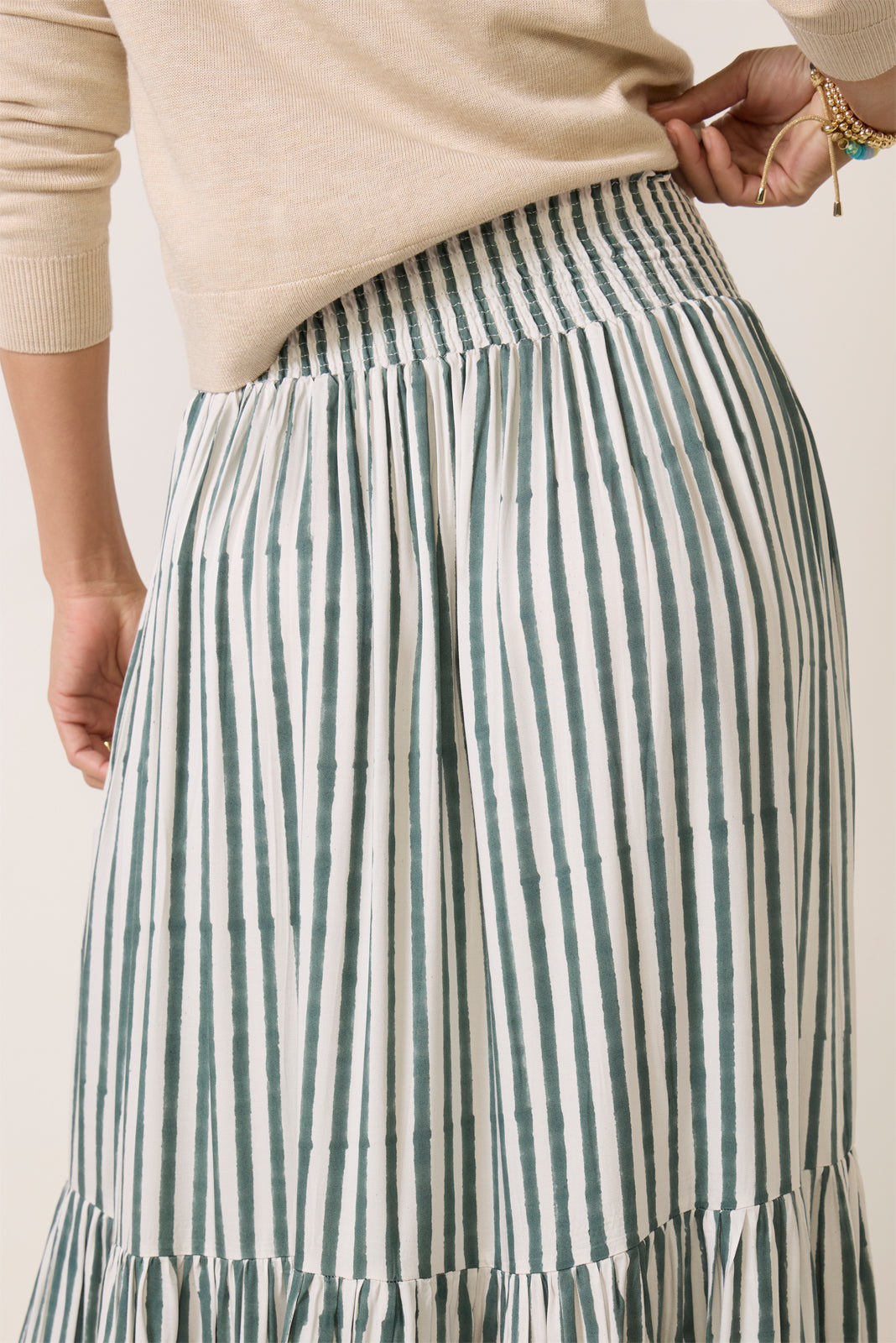 Shirred Skirt