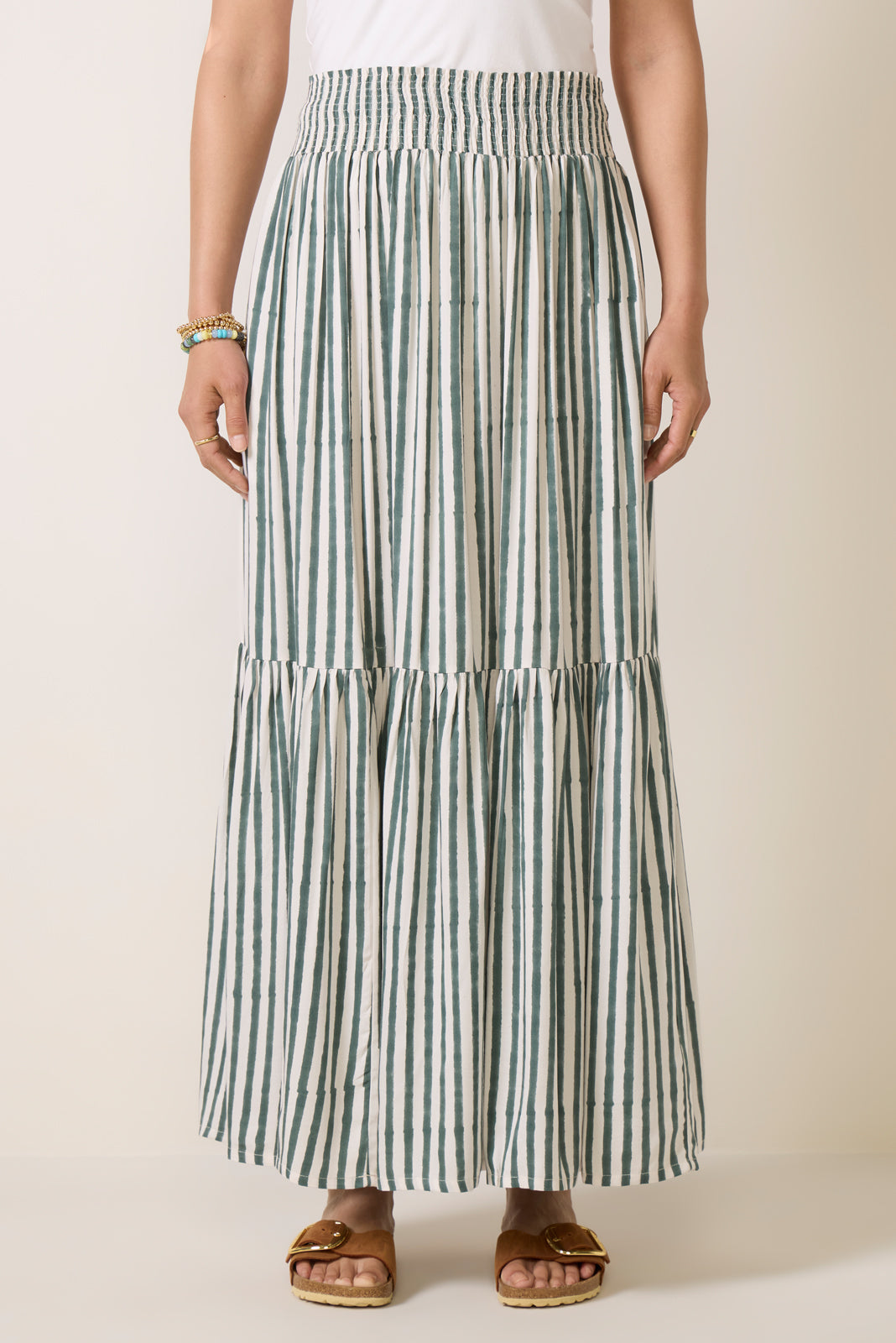 Shirred Skirt