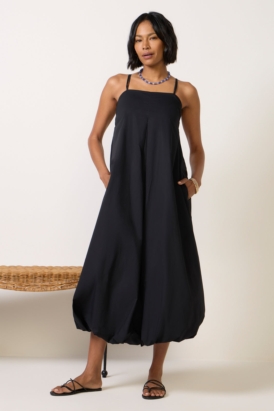 Joanna Bubble Hem Maxi Dress