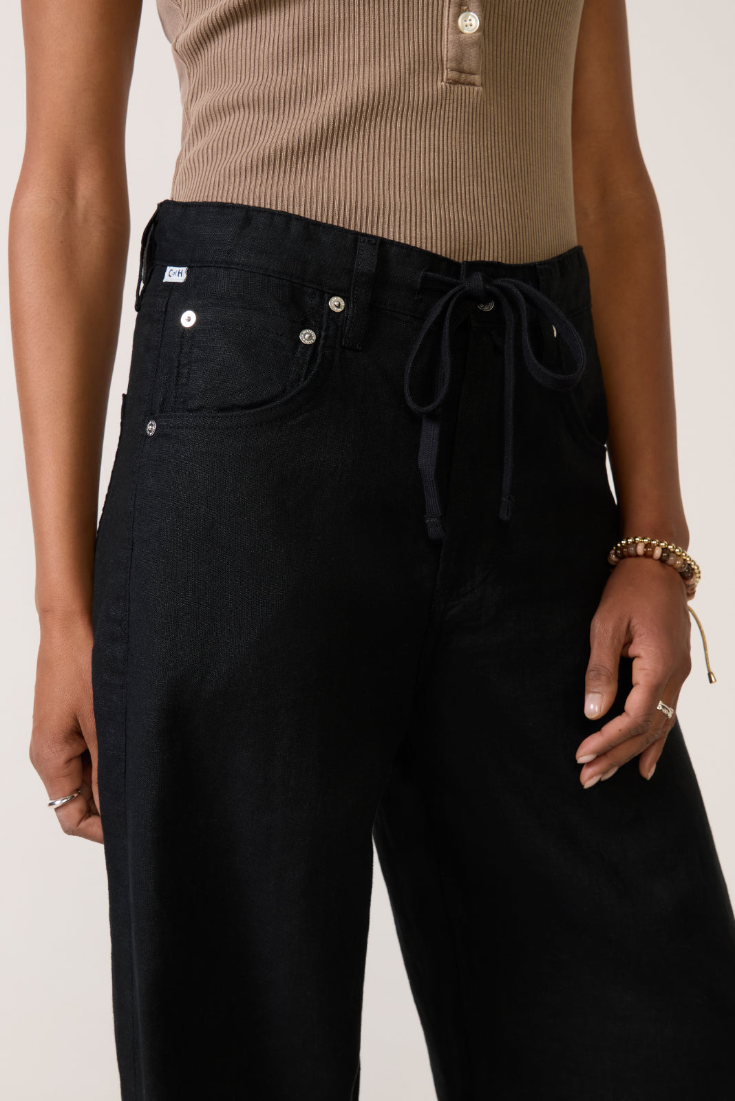 Brynn Wide Leg Drawstring Pant