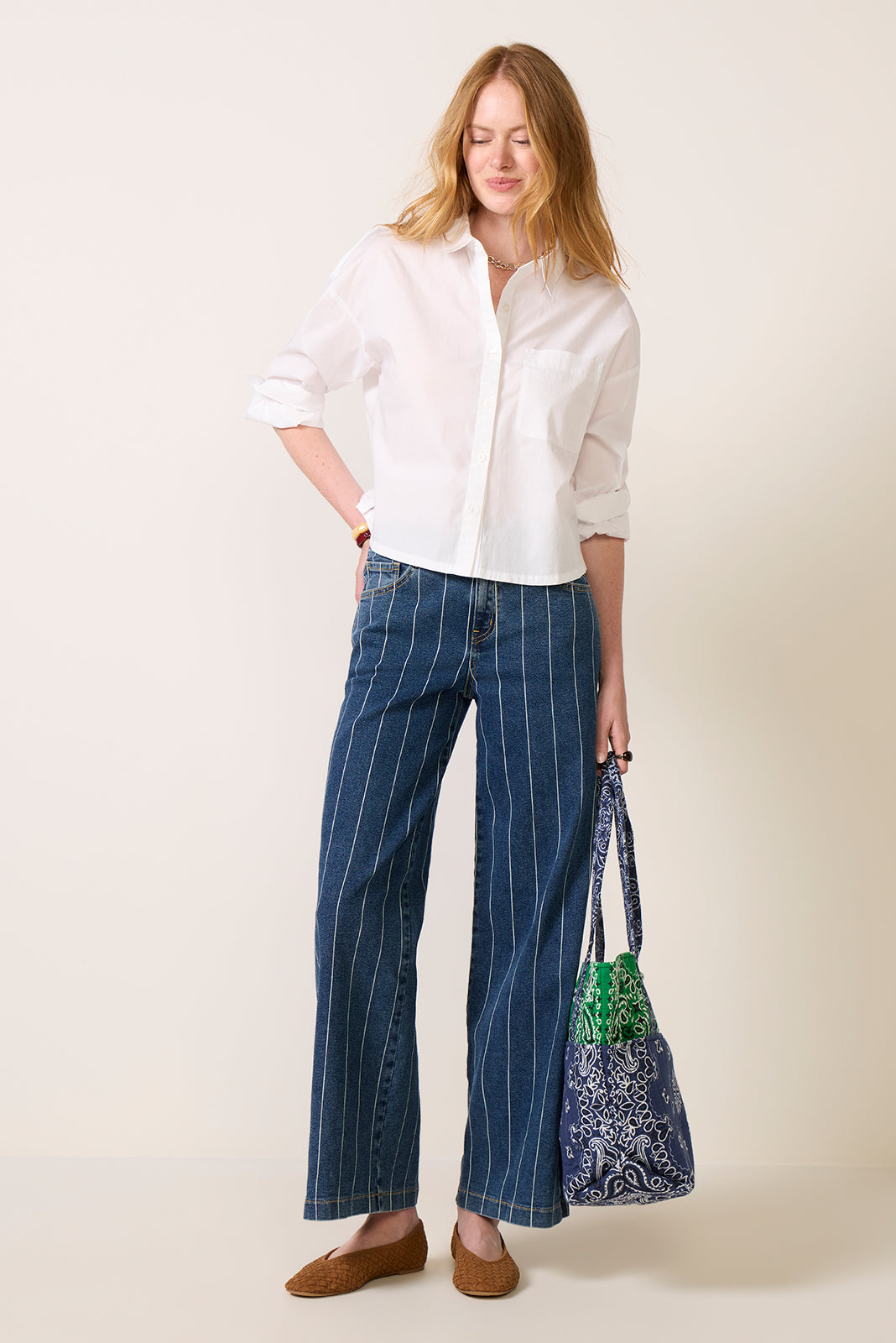 Aiden Crop Shirt