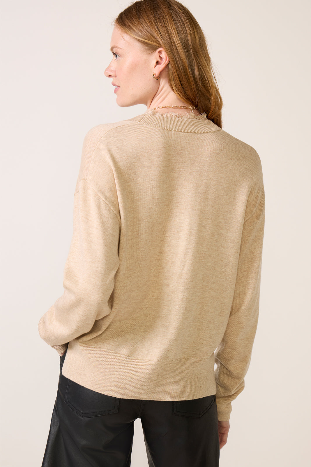 Frankie Lace Trim Cardigan