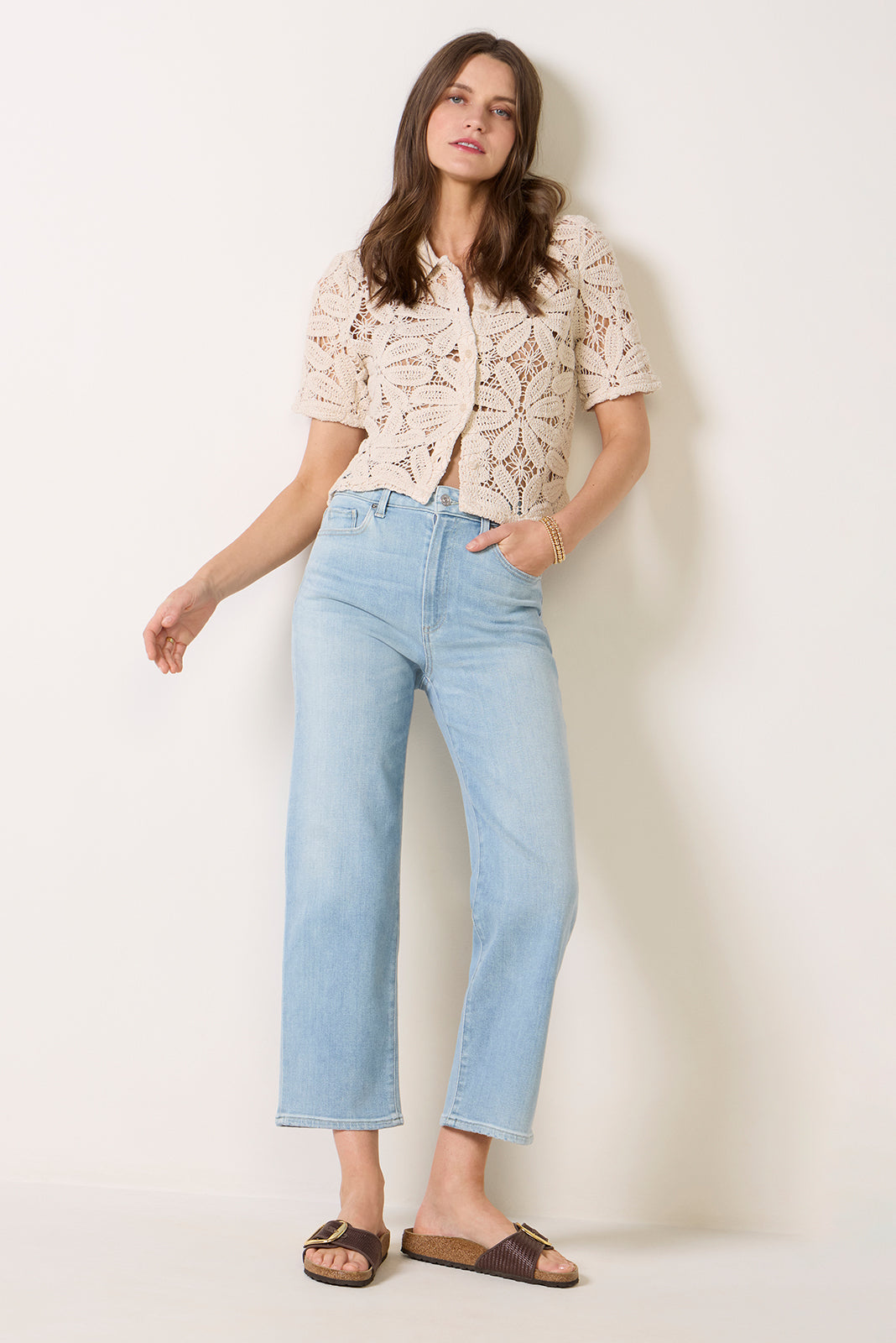 Stevie Crop Straight Jean