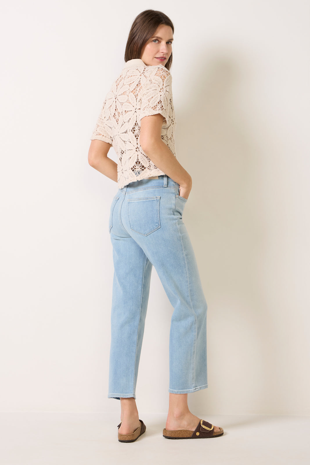 Stevie Crop Straight Jean
