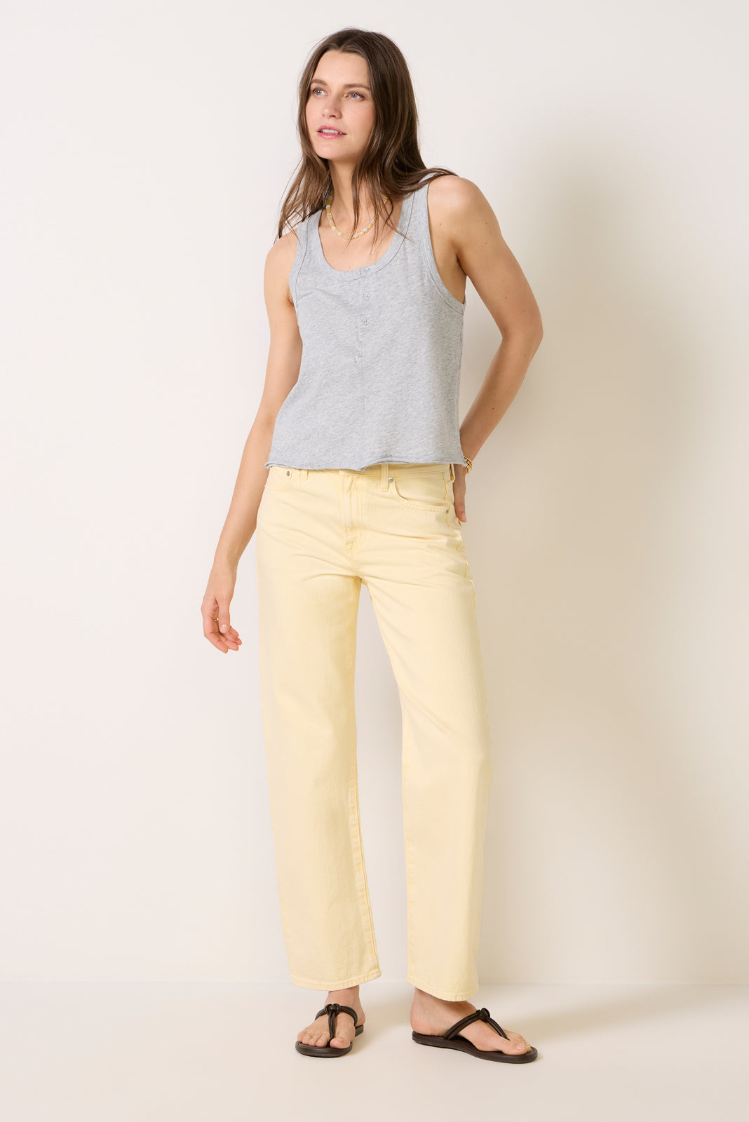 Jersey Henley Tank