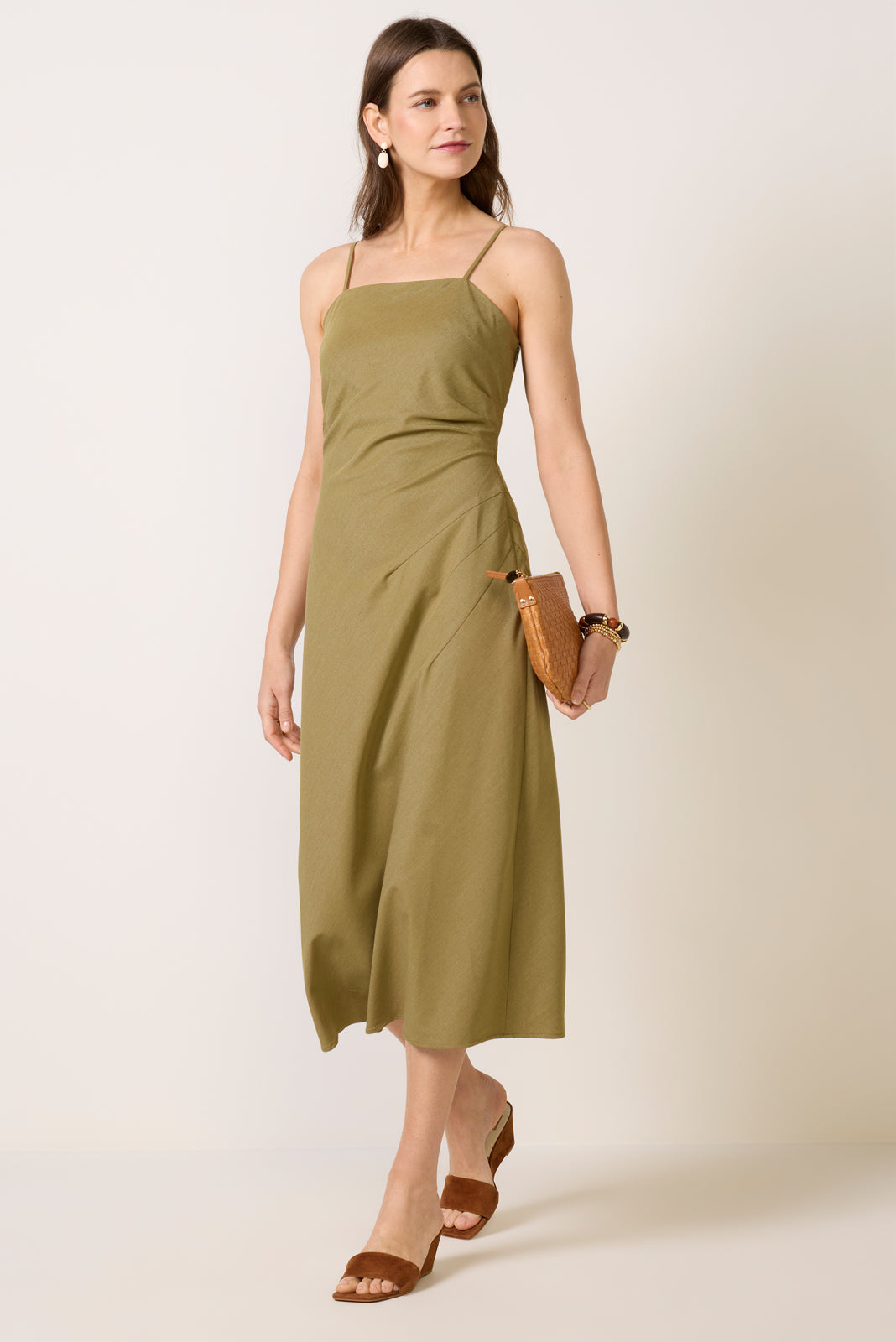 Olivia Cinched Waist Midi