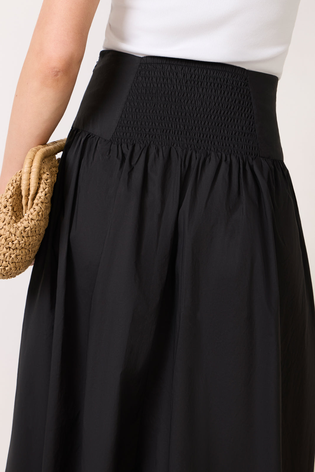 Sarah Poplin Maxi Skirt