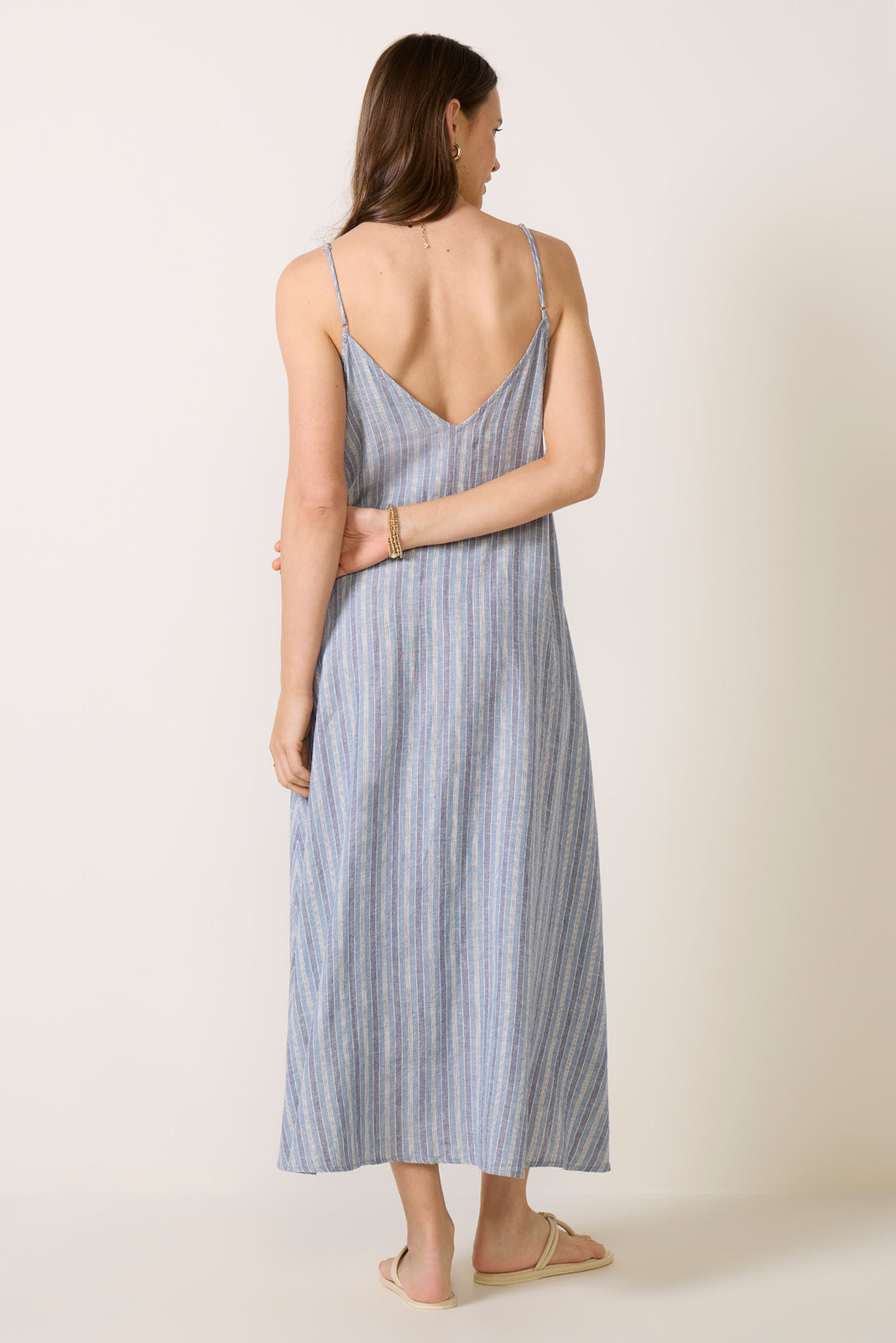 Sandcomber Striped Midi Dress