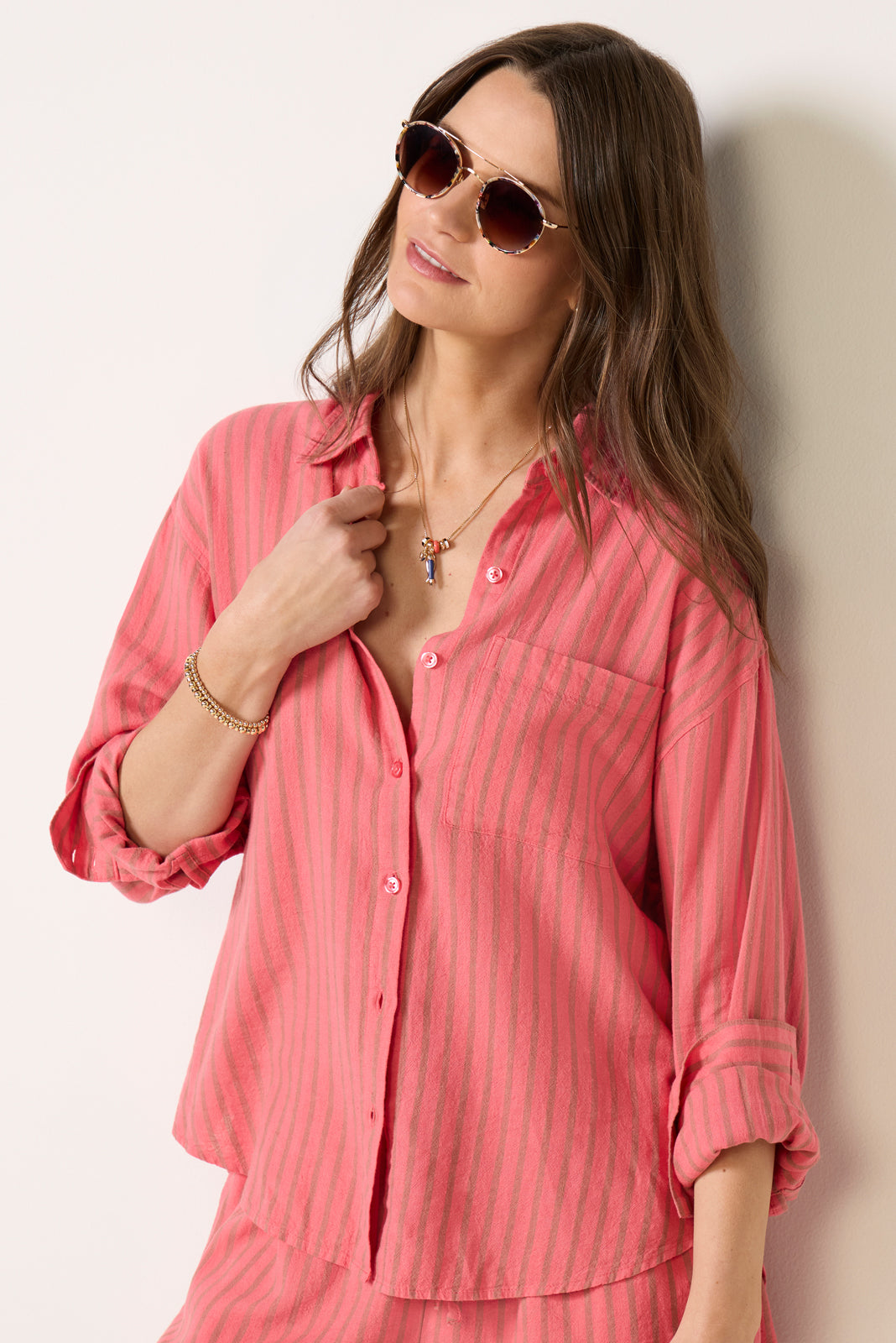 The Perfect Striped Button Up