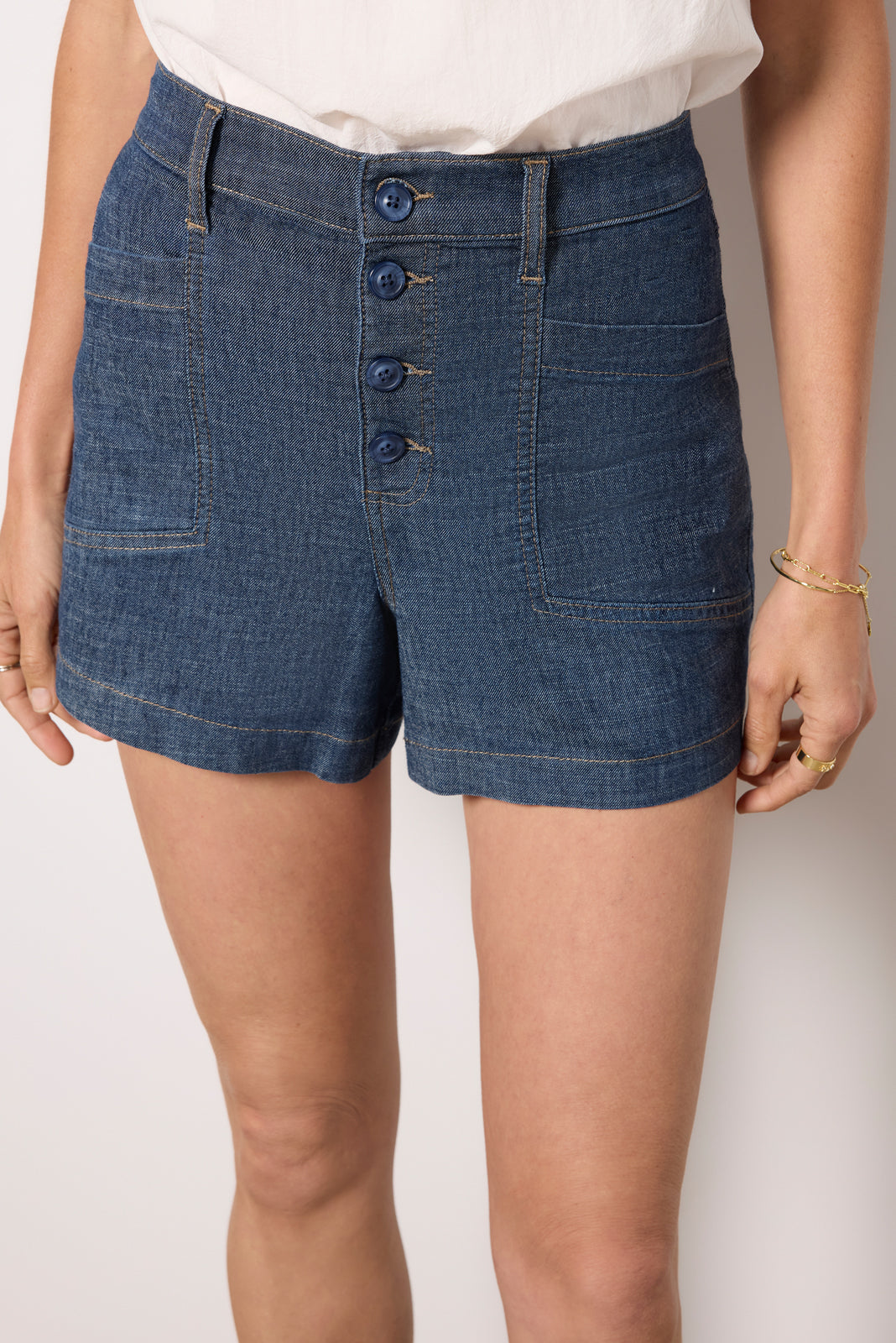 Joelle Stretch Linen Short