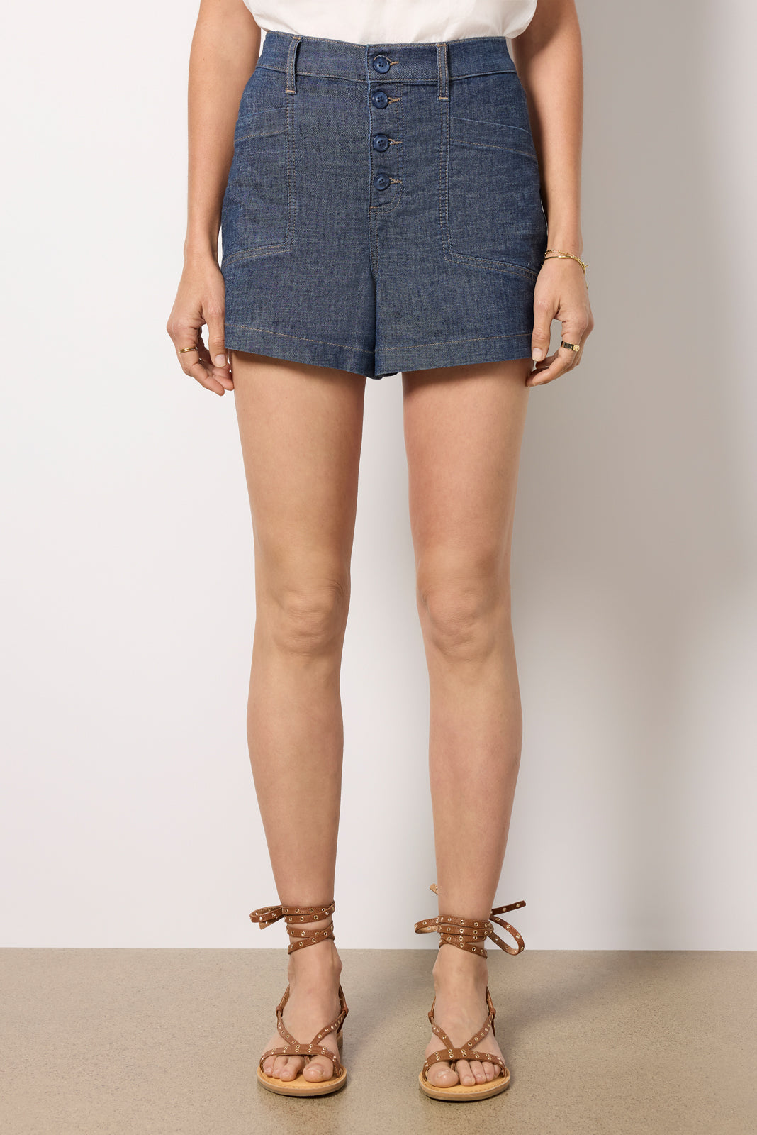 Joelle Stretch Linen Short