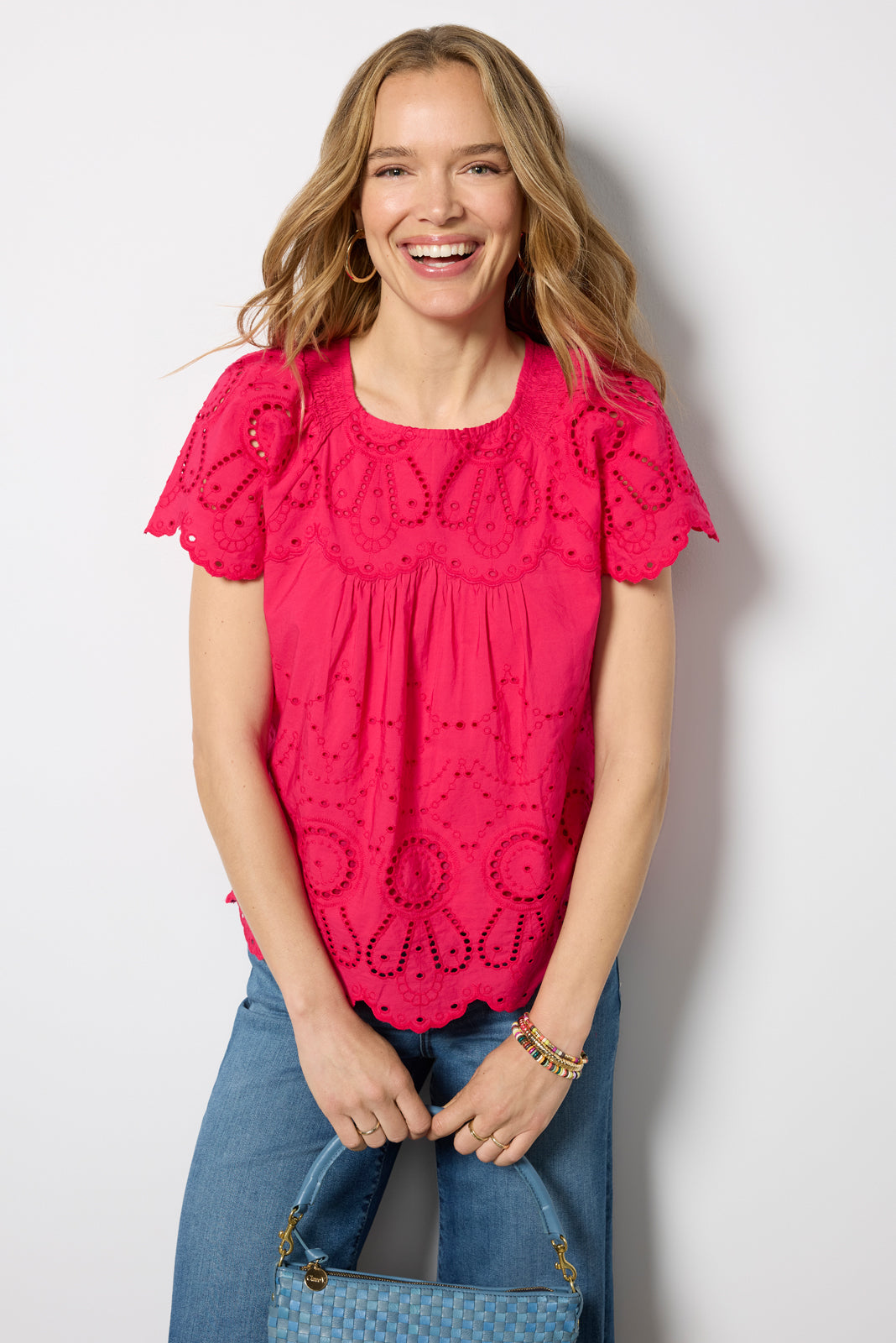 Quincy Eyelet Blouse