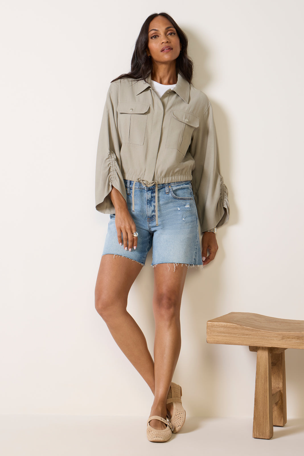 Izzy Cinch Sleeve Jacket