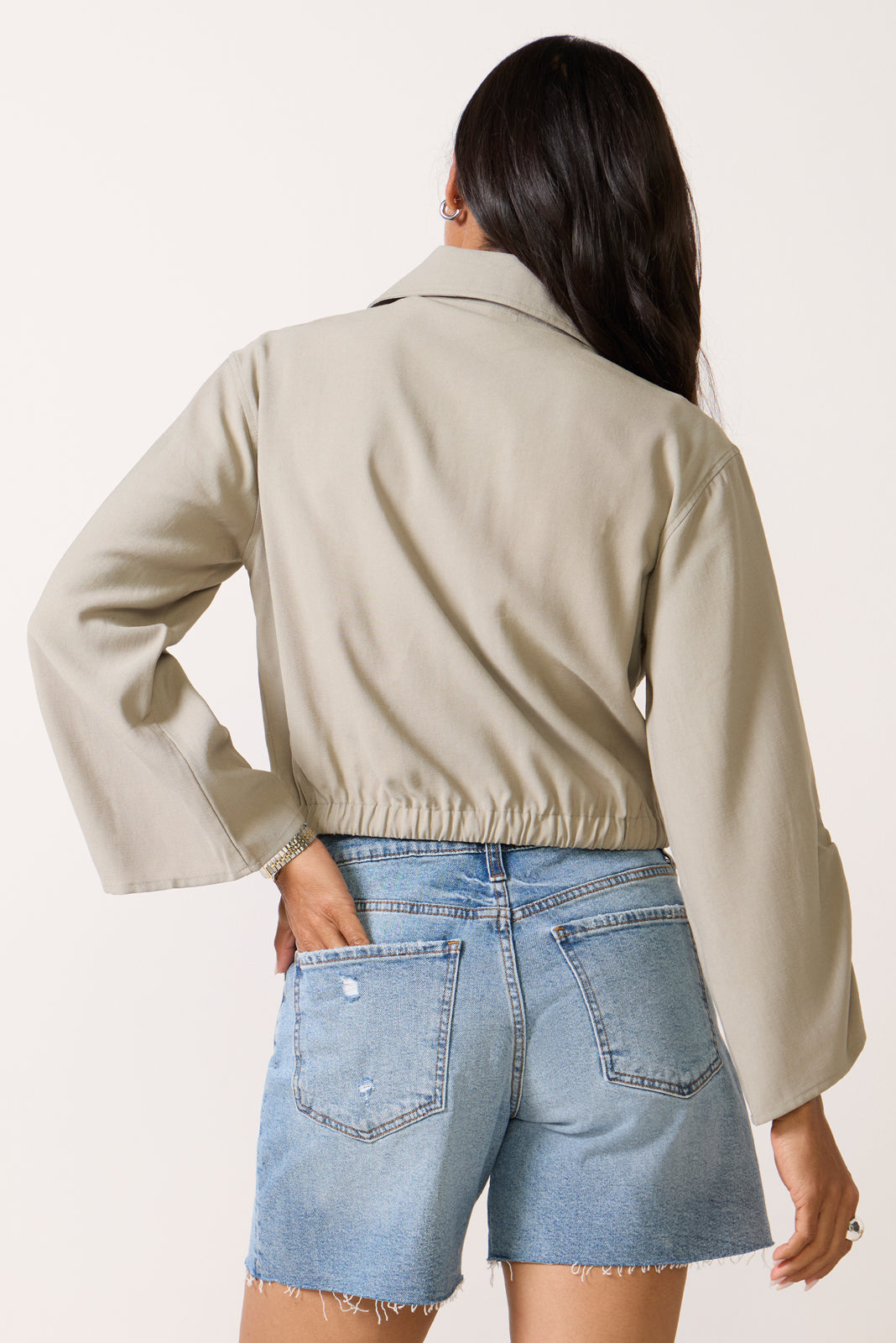 Izzy Cinch Sleeve Jacket