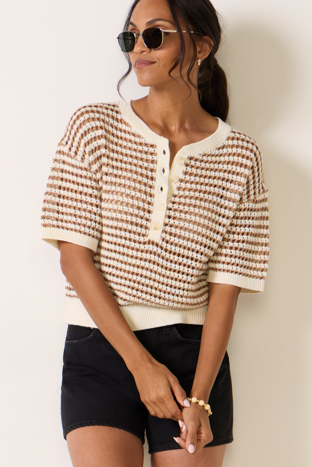 Kylo Striped Polo Sweater