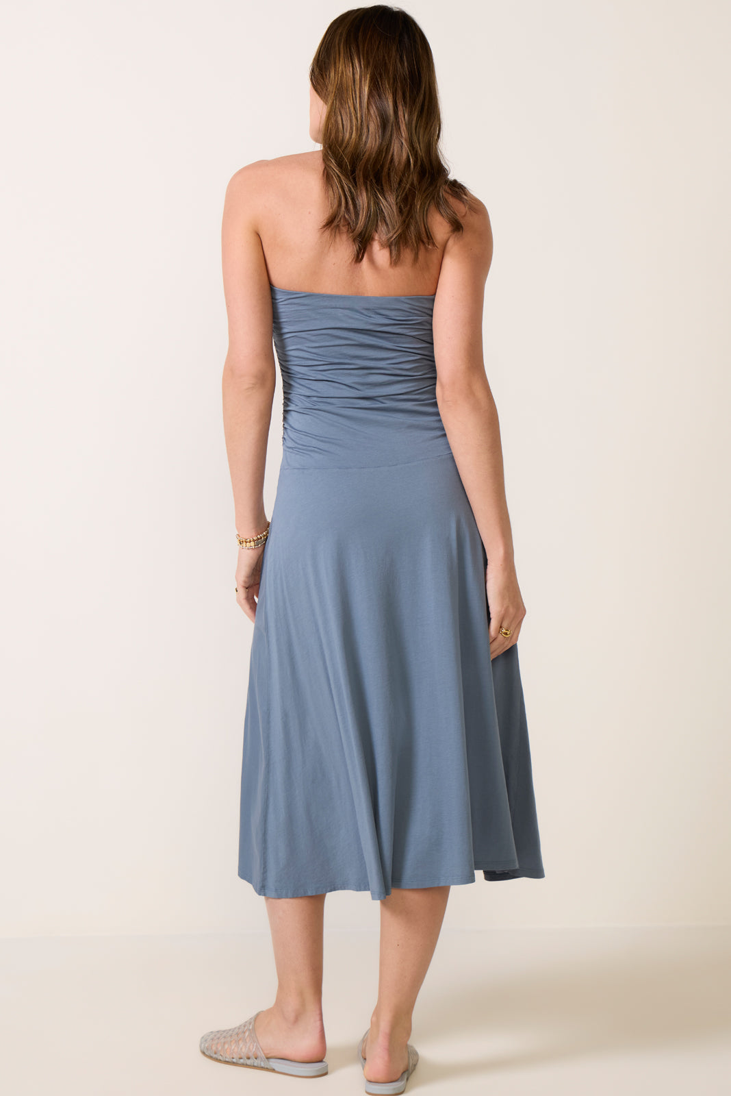 Lainey Knit Strapless Midi Dress