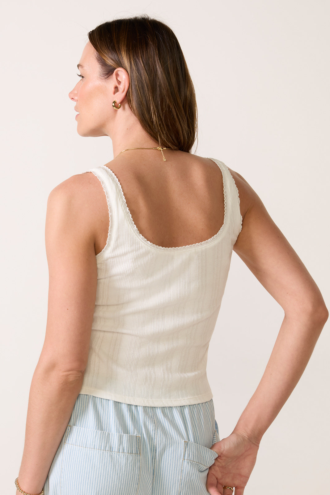 Lainey Pointelle Tank