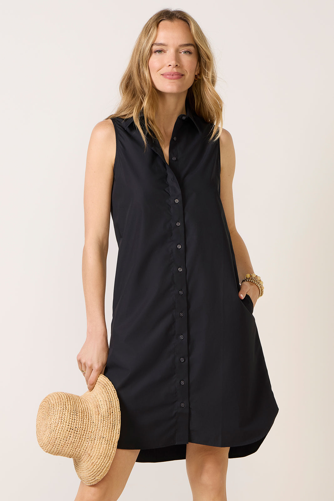The Sleeveless Shirt Dress