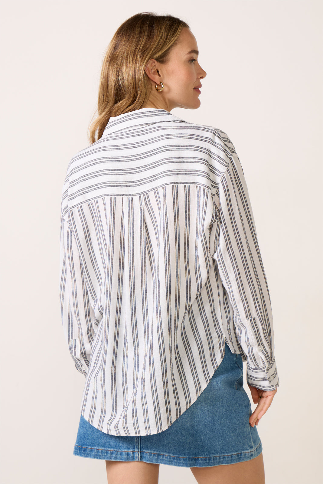 The Perfect Striped Button Up
