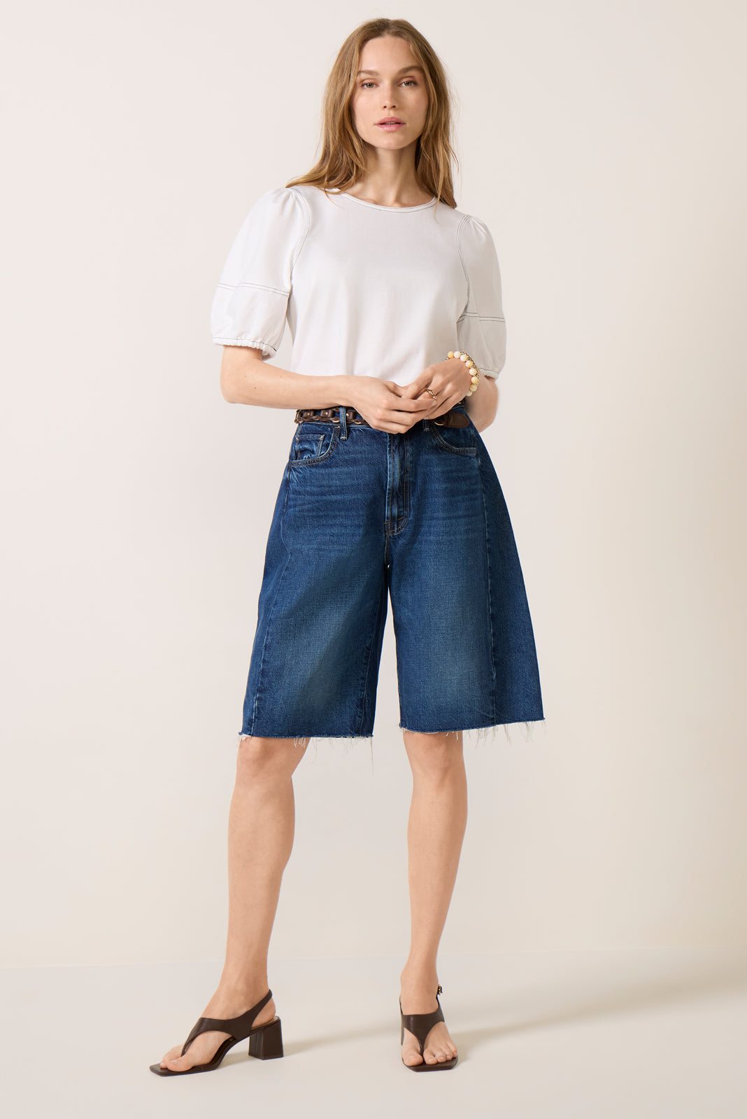 Memphis Contrast Stitch Top