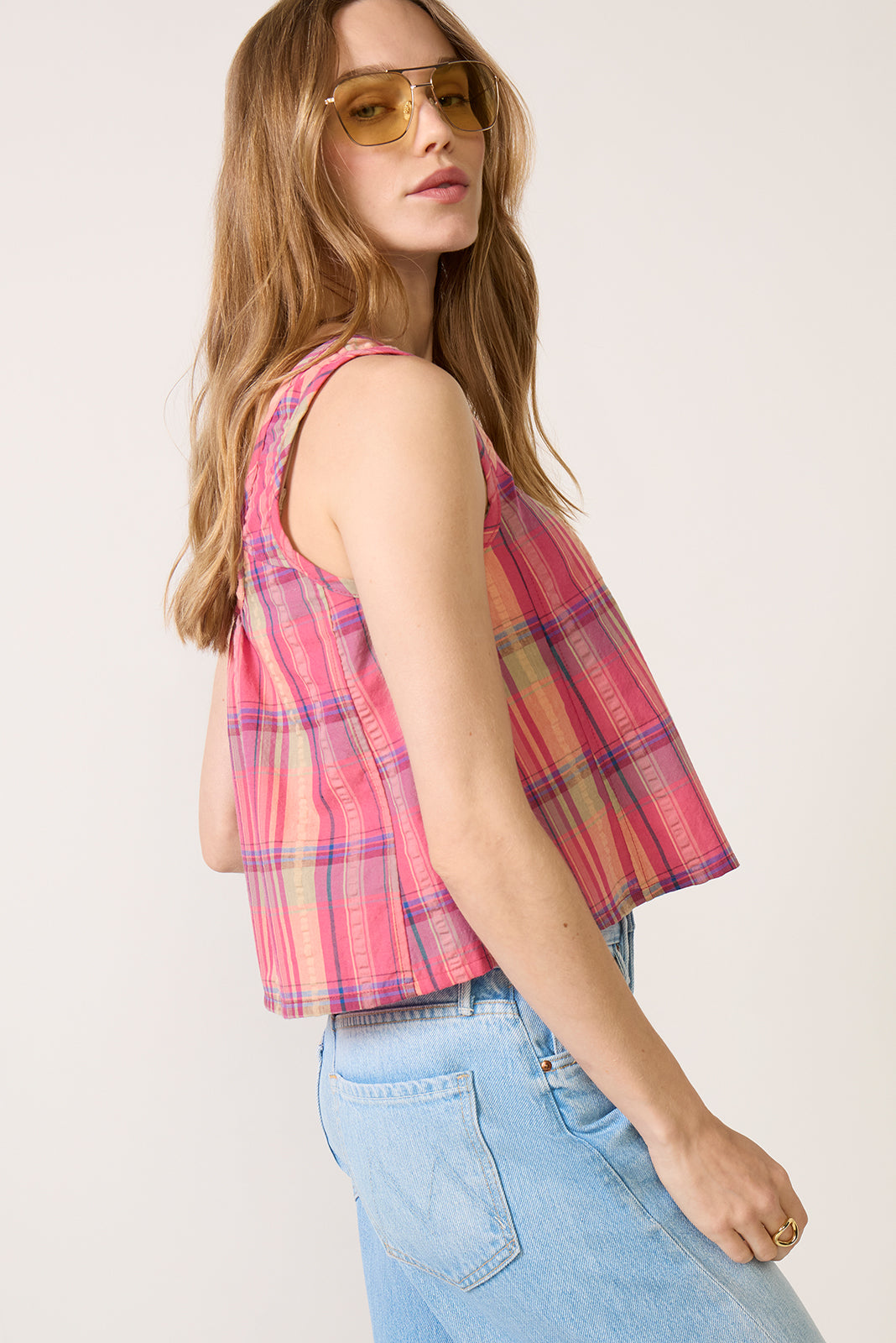 Mora Plaid Swing Tank