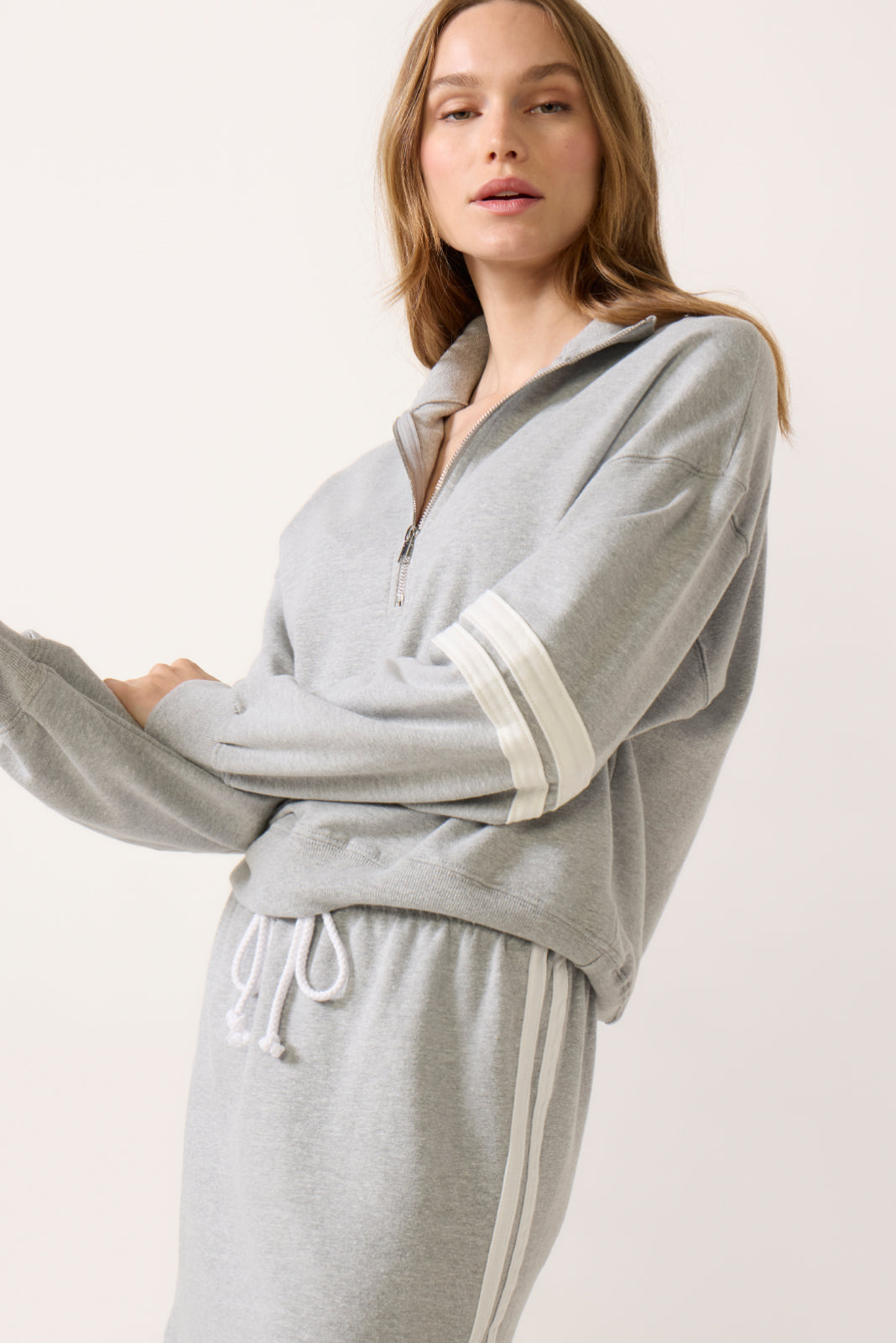 Varsity Quarter Zip Sweatshirt
