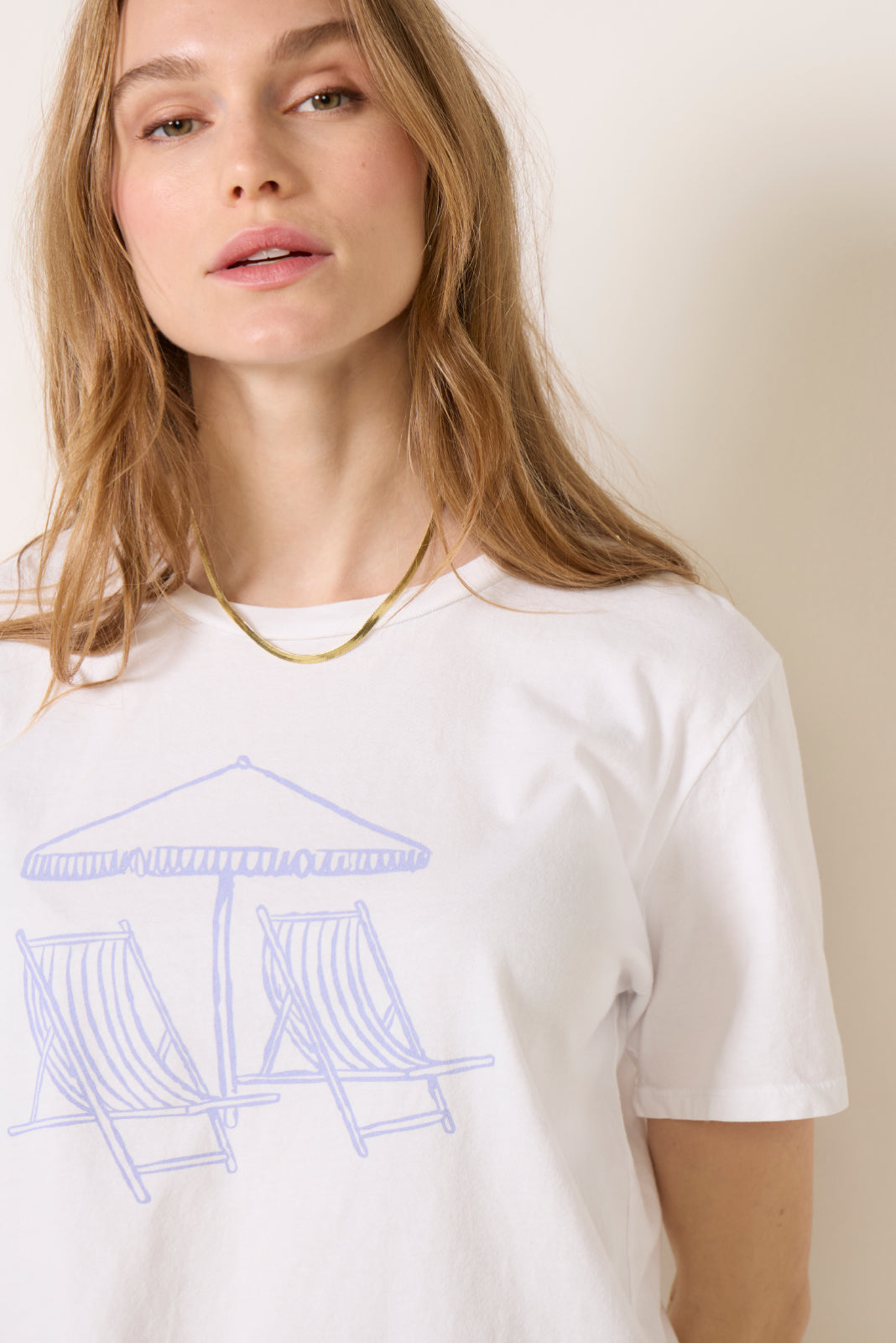 Blue Beach Chairs Tee