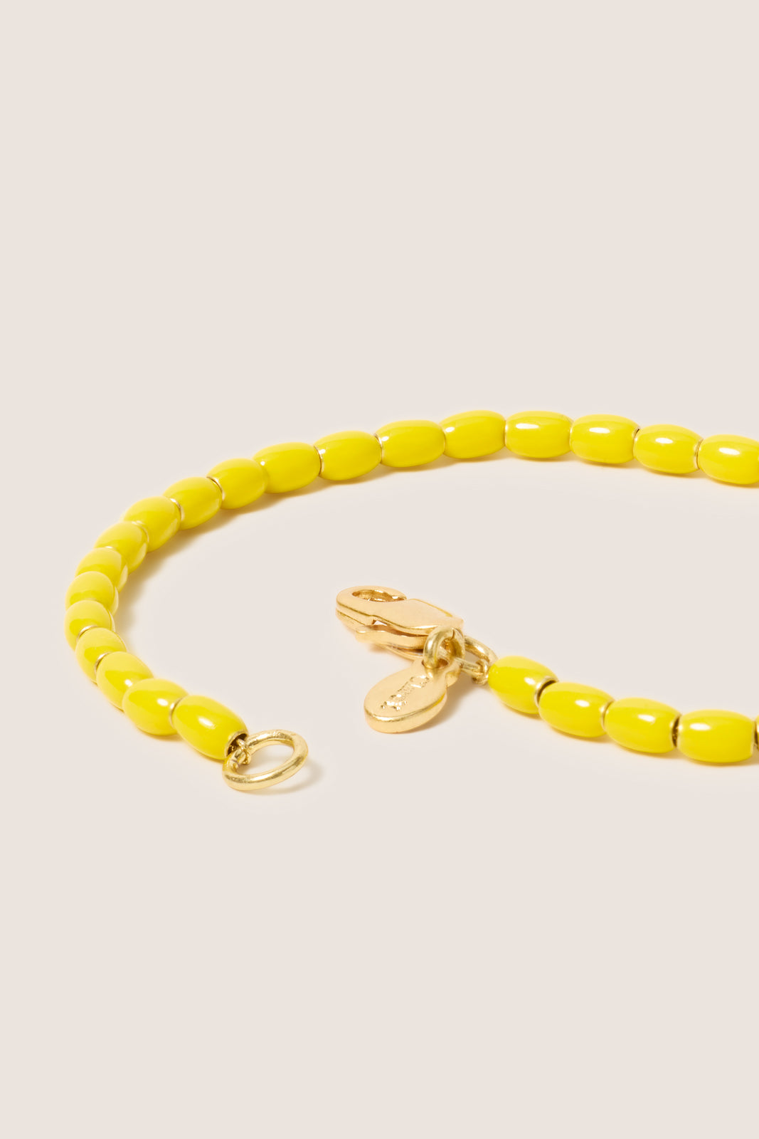 Enamel Barrel Chain Bracelet