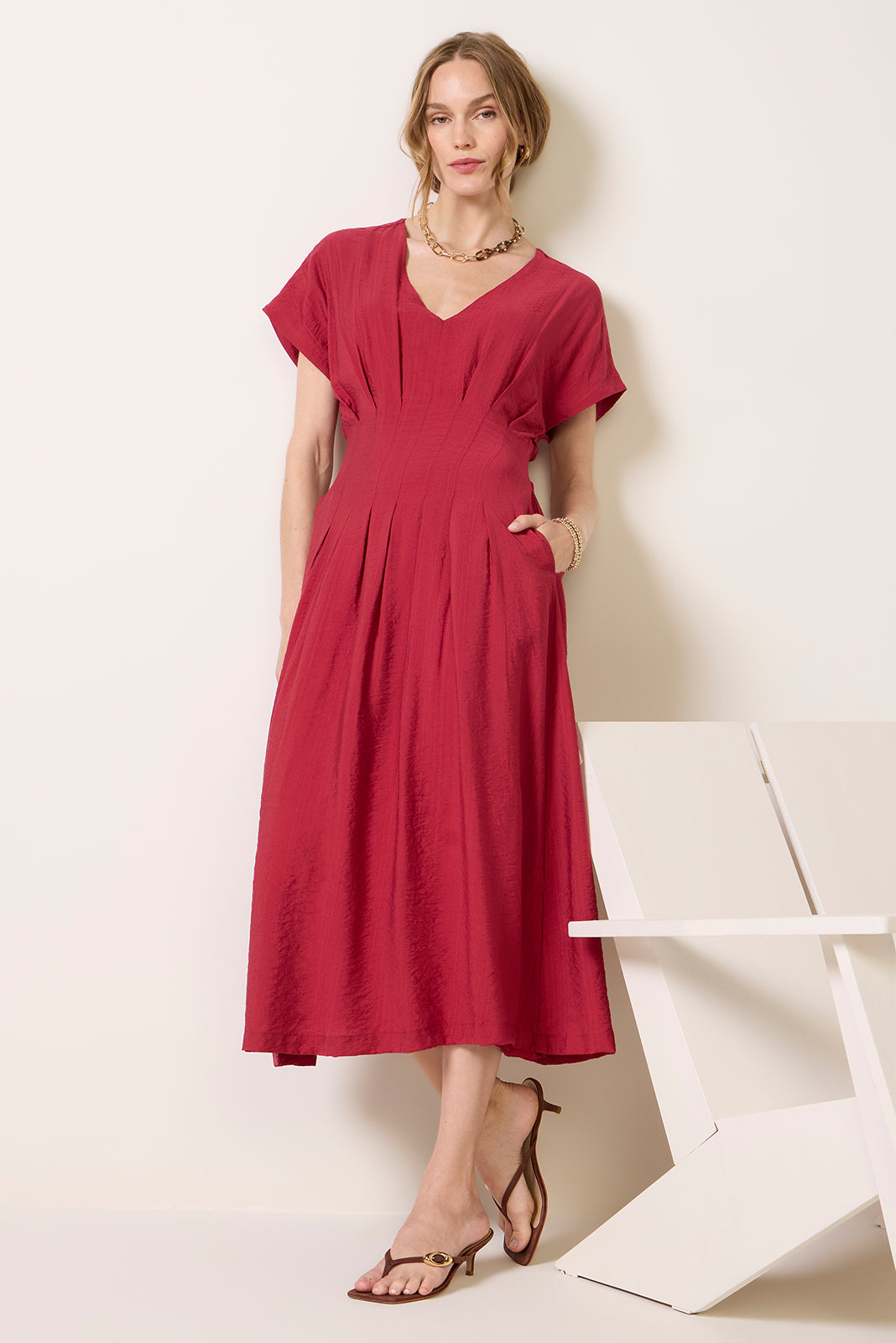 Miranda Dolman Midi Dress
