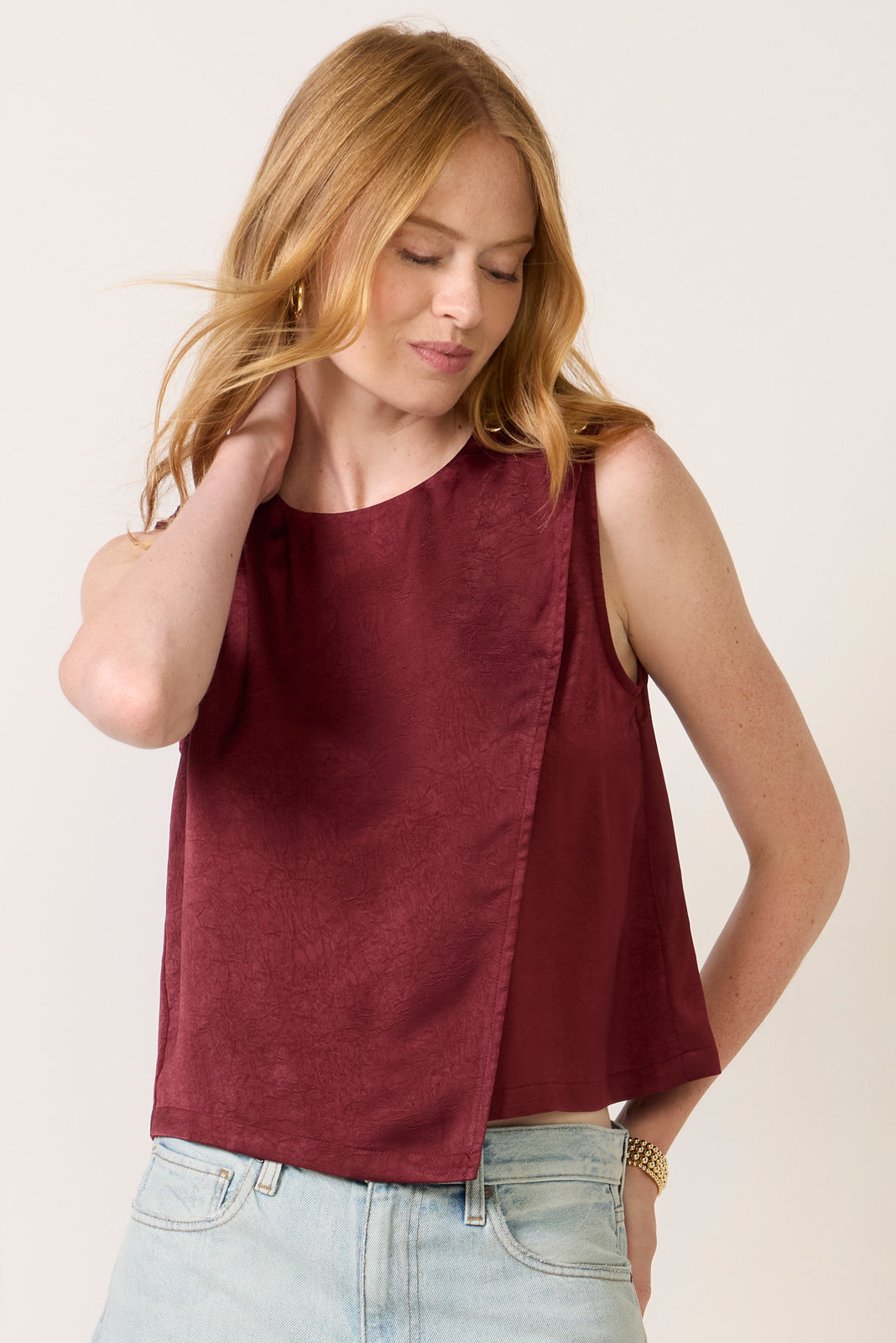 Ellery Satin Top
